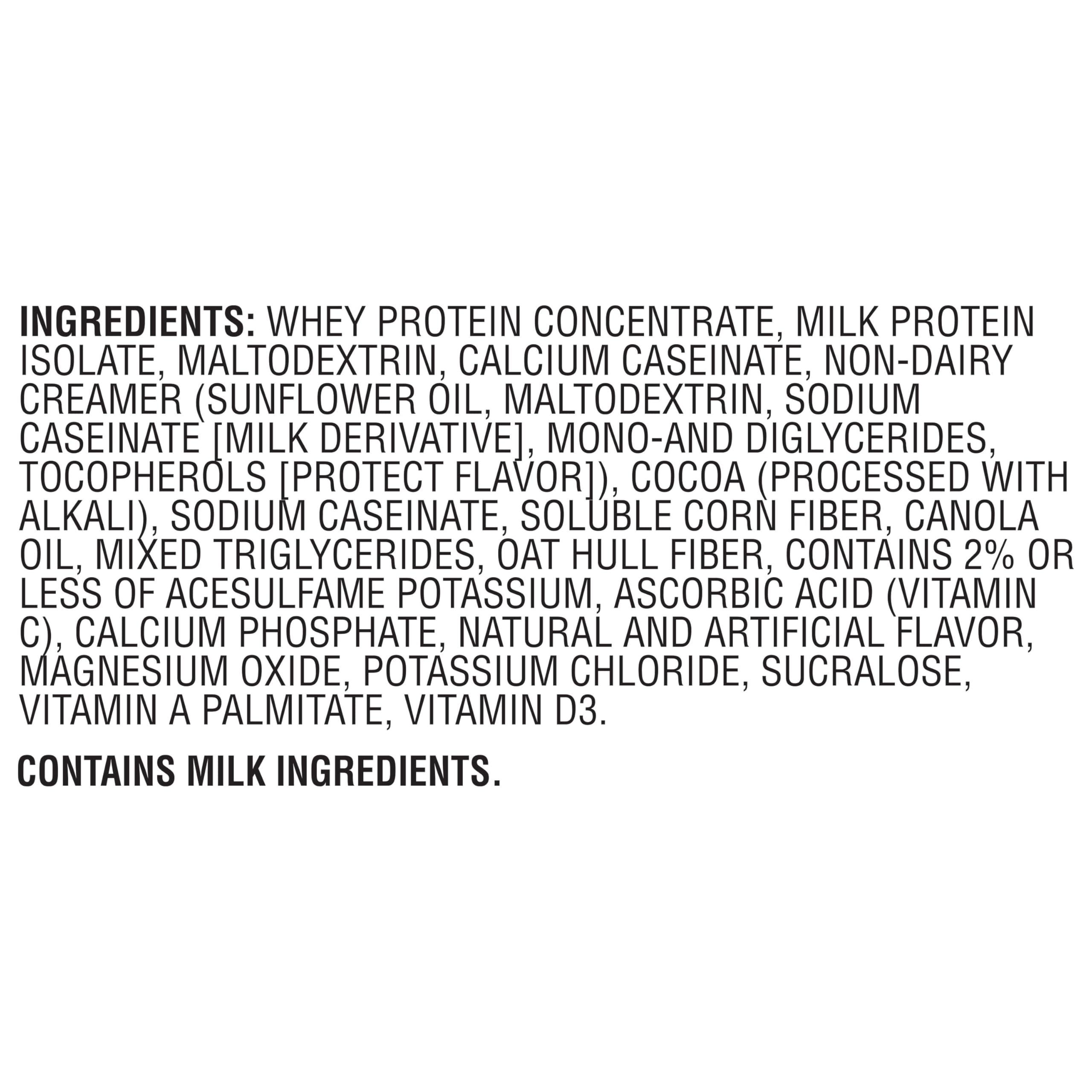 Muscle Milk Genuine Protein Powder, Chocolate, 1.93 Pounds, 12 Servings, 32g Protein, 2g Sugar, Calcium, Vitamins A, C & D, NSF Certified for Sport, Energizing Snack, Packaging May Vary - Image 6