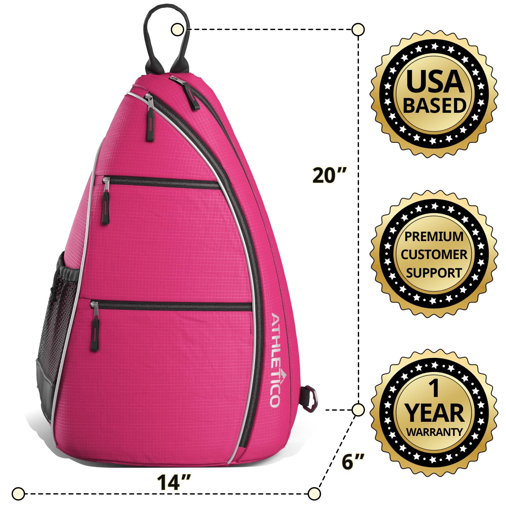 Athletico Sling Bag - Crossbody Backpack for Pickleball, Tennis, Racketball, and Travel for Men and Women - Image 4