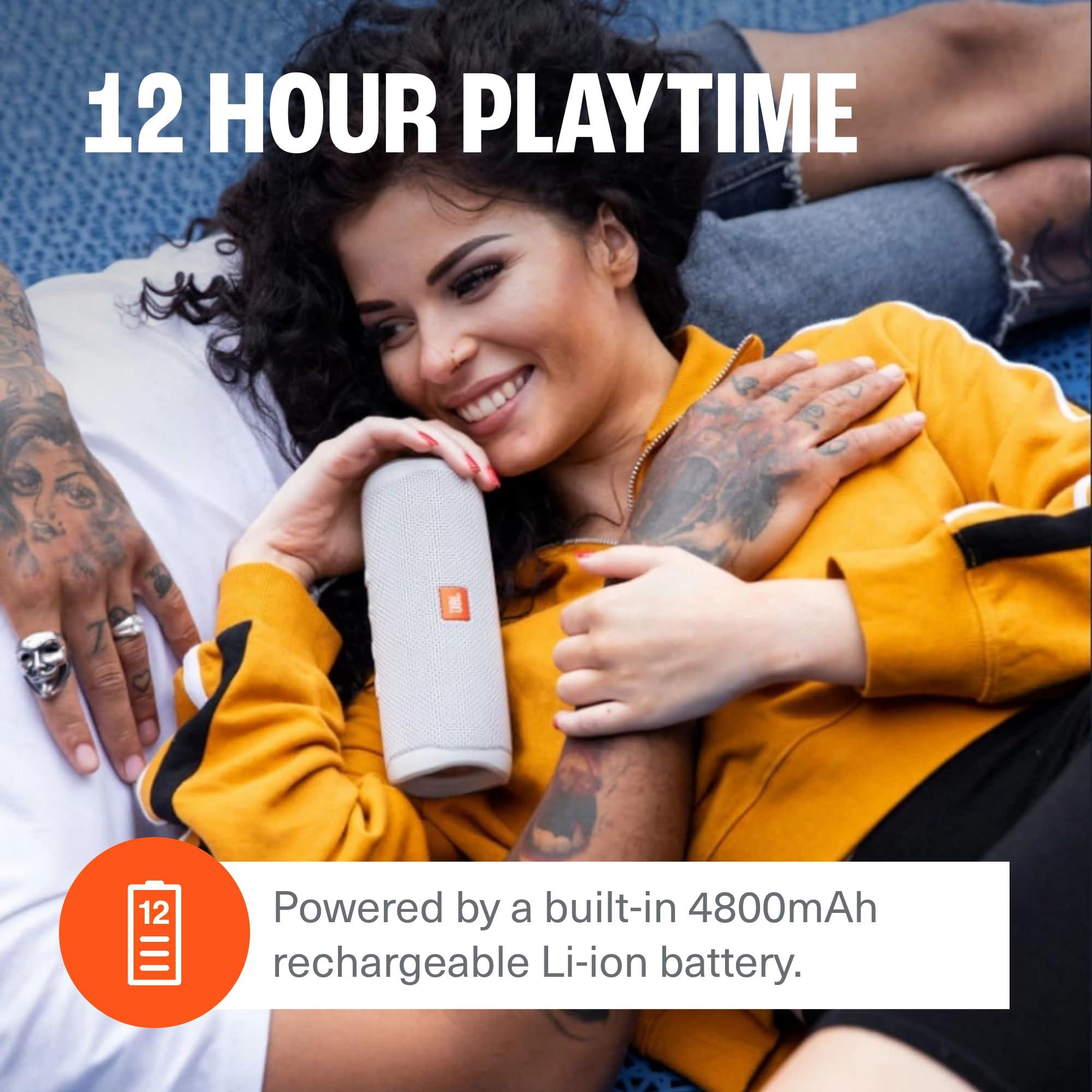 JBL FLIP 5, Waterproof Portable Bluetooth Speaker, Teal - Image 4