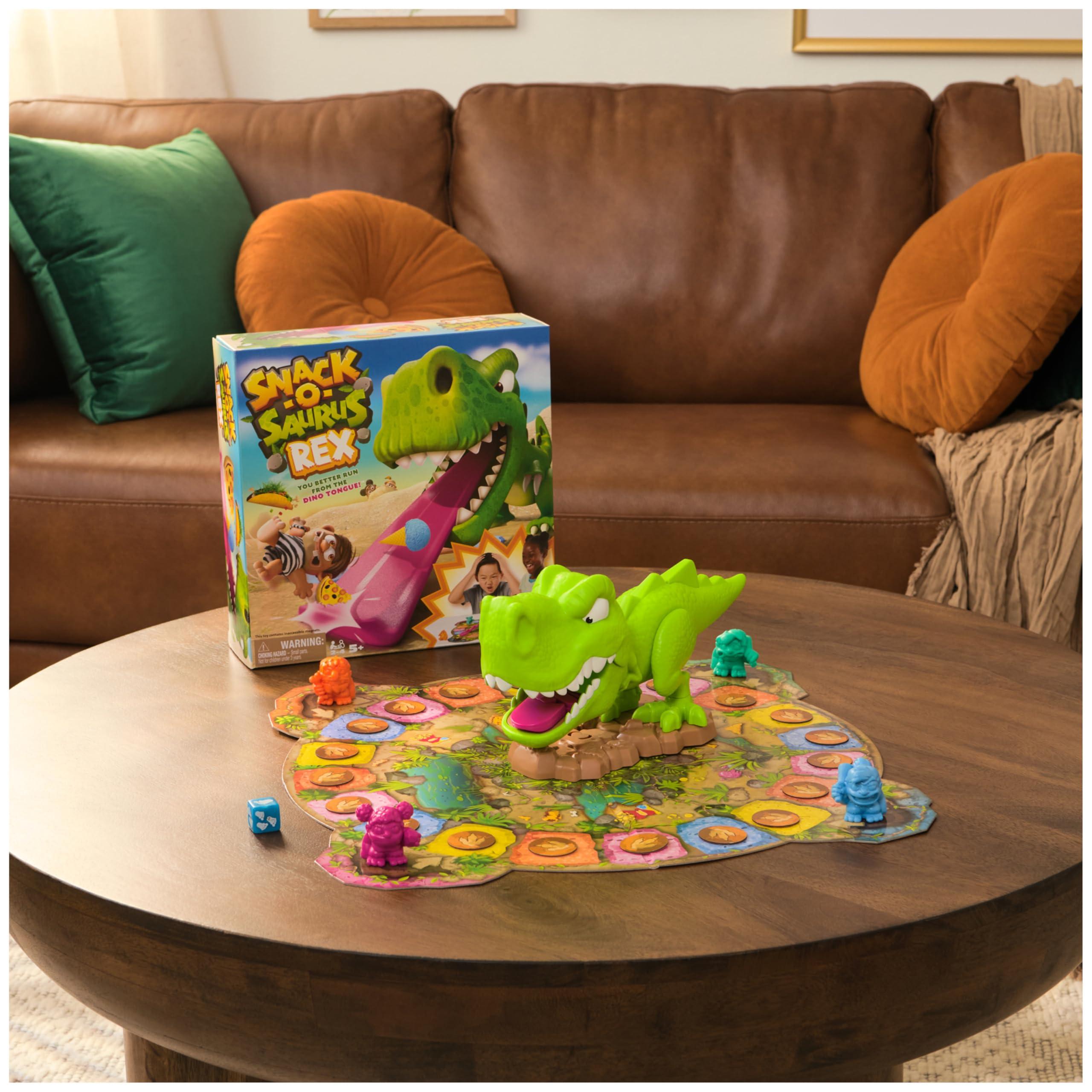 Spin Master Games, Snack-O-Saurus Rex, Interactive Dinosaur Toy for Kids, Board Games for Family Night, 2-4 Players, for Ages 5 & Up - Image 2
