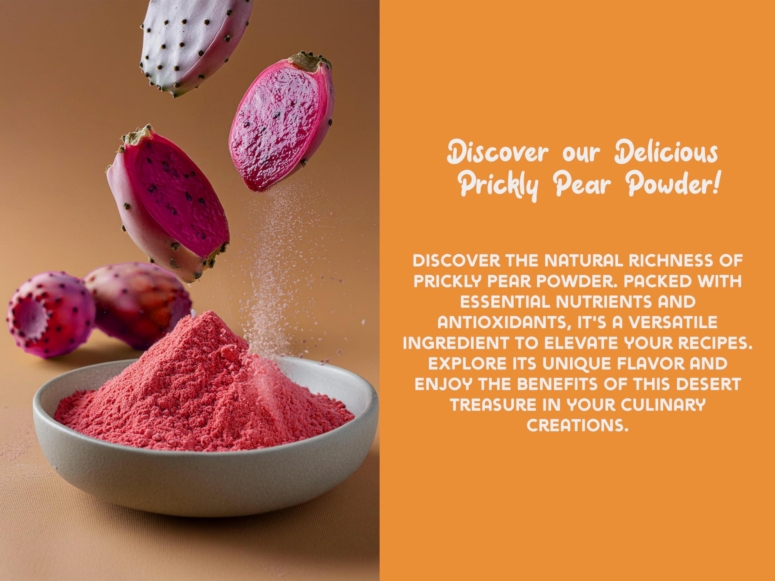 Ancient Roots Prickly Pear Powder - Freeze-Dried, All-natural, No Sugar Added, Cocktail Mix, Smoothie and Tea Mix, Resealable Pouch - 10.5 ounces (75 servings) - Image 6