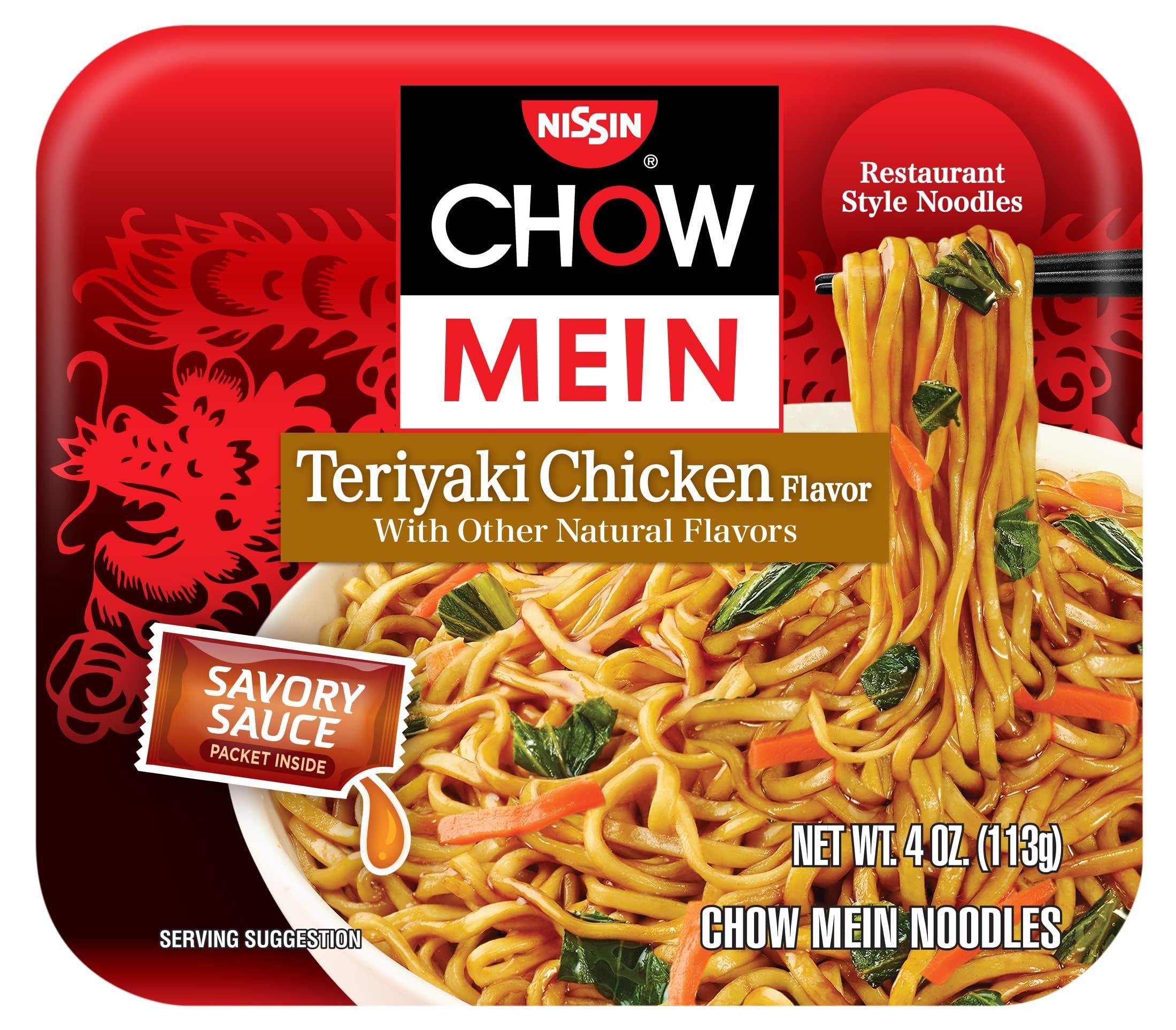 Nissin Chow Mein Noodles, Teriyaki Chicken, 4 Ounce (Pack of 8) - Image 8