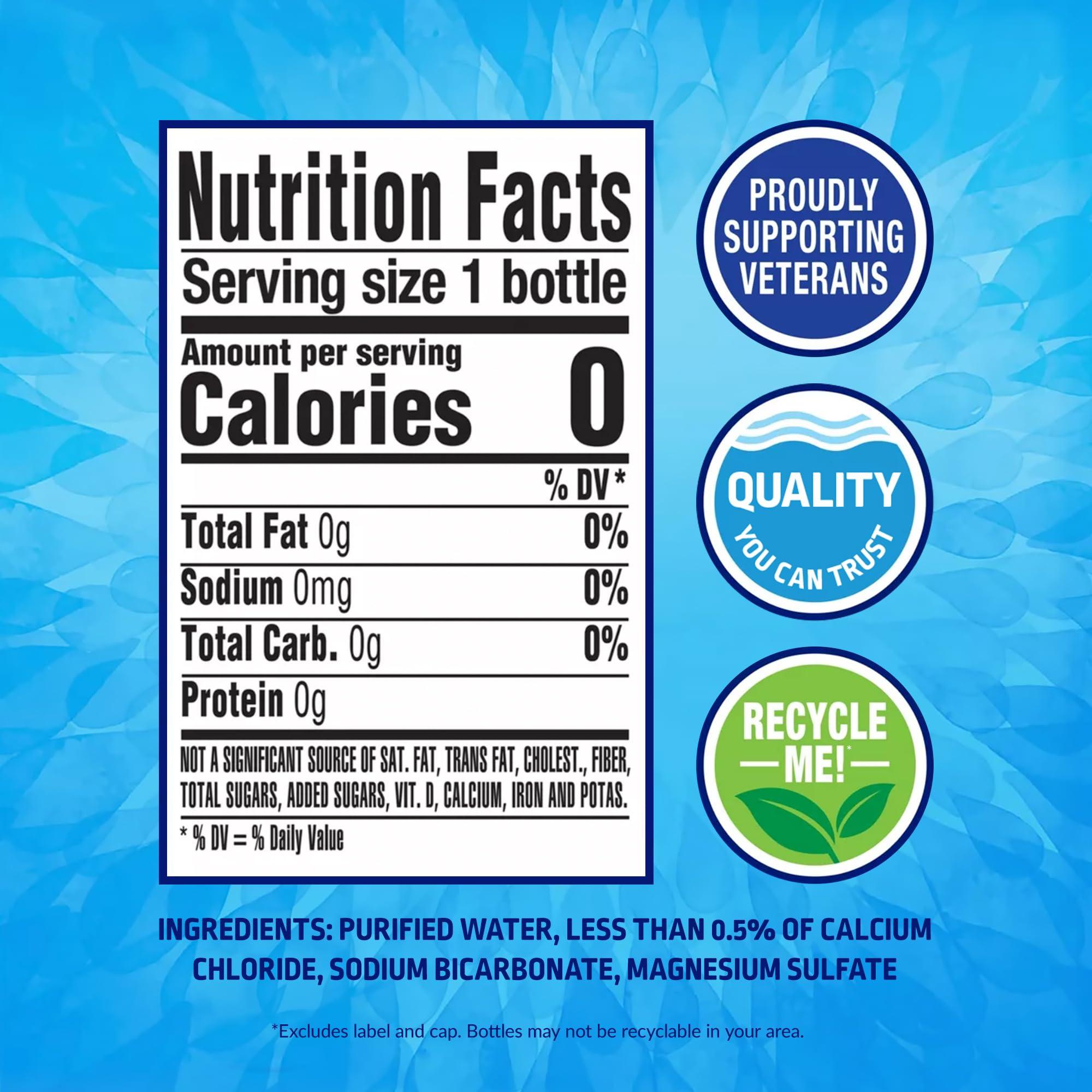 Pure Life Purified Water Bottles, 24 Pack - Still Bottled Water Enhanced with Minerals for a Crisp Taste, Plastic Bottles - 8 Fl Oz - Image 2