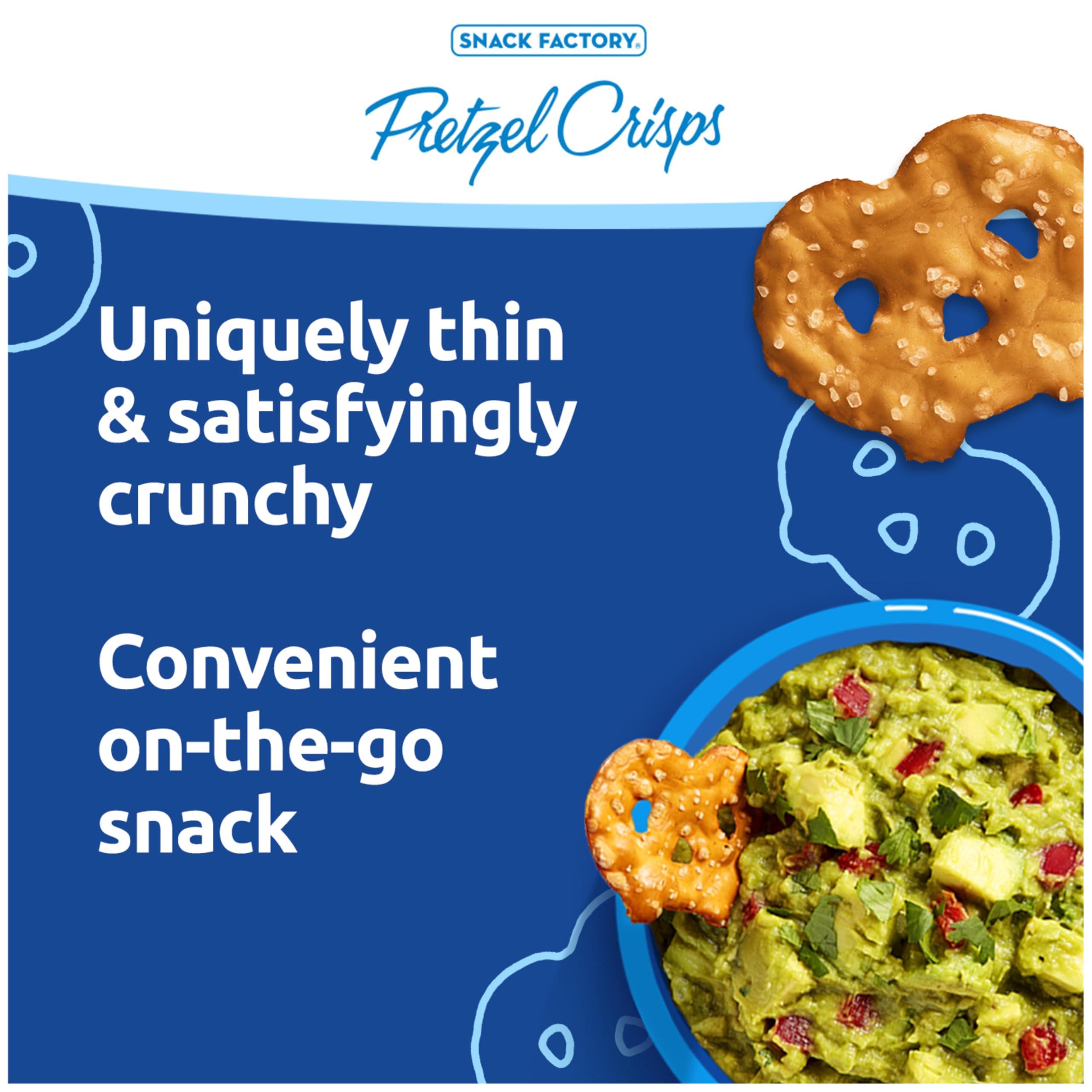 Snack Factory Pretzel Crisps Variety Pack, Individual 1.5 Ounce (Pack of 24) - Image 2