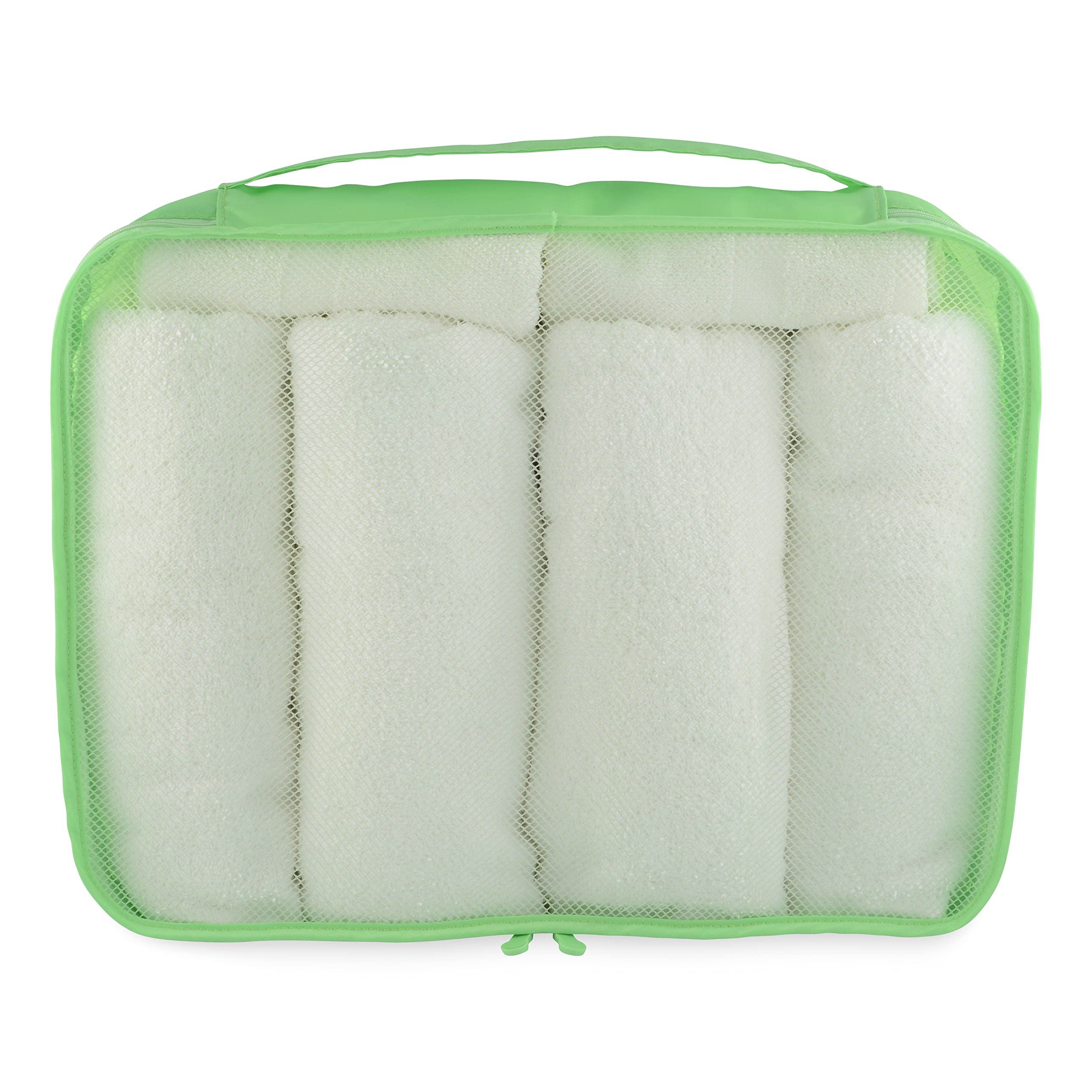 Rolling Nomad Multi-Purpose Packing Cubes, Travel Accesories, Essentials, Organizers, Lightweight, Breathable, Expandable Mesh, Sheet Compression Bags - Image 7