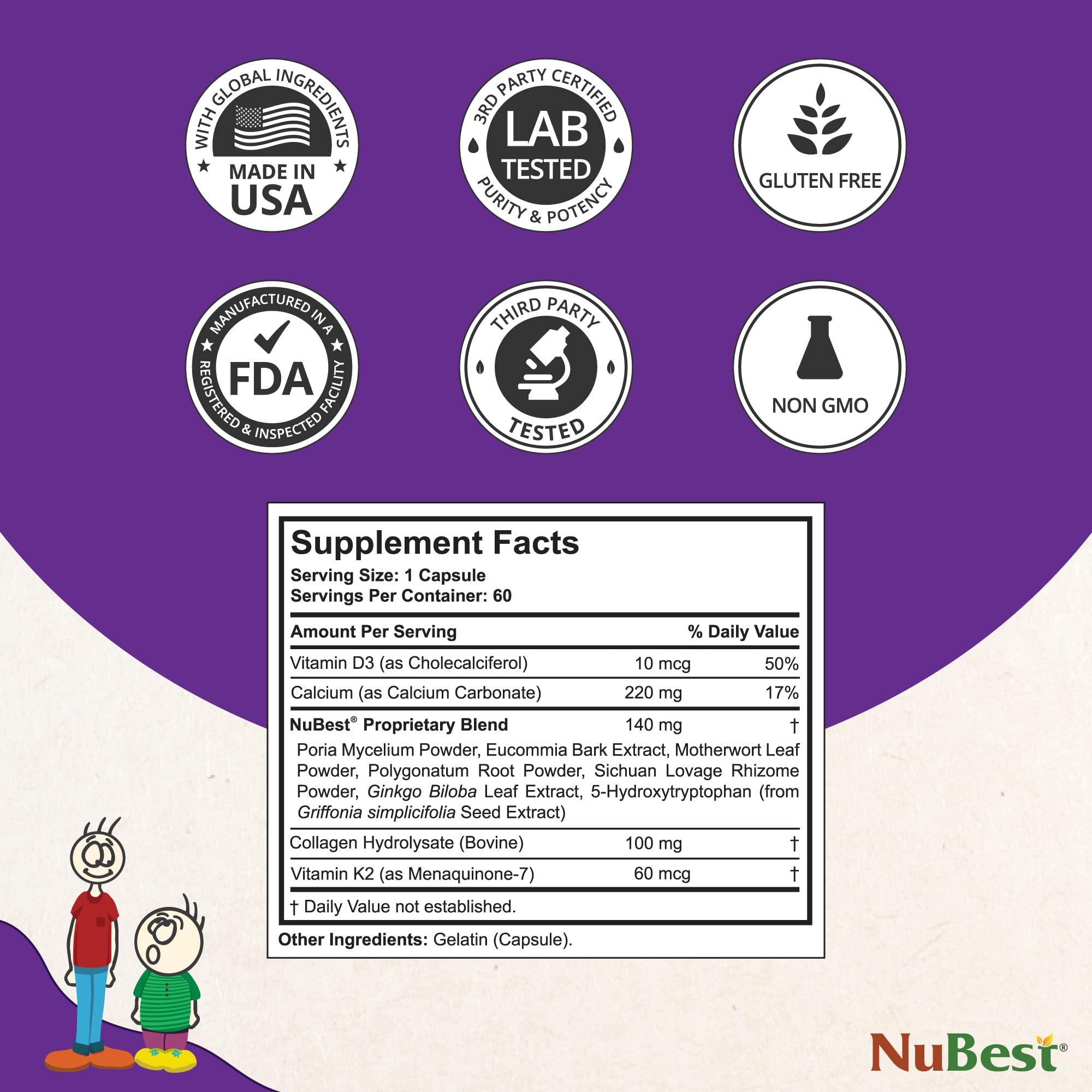 NuBest Tall 10+ - Bone Strength Supplement for Children (10+) & Teens Who Drink Milk Daily with Calcium, Vitamins & Minerals - 12 Pack - Image 4