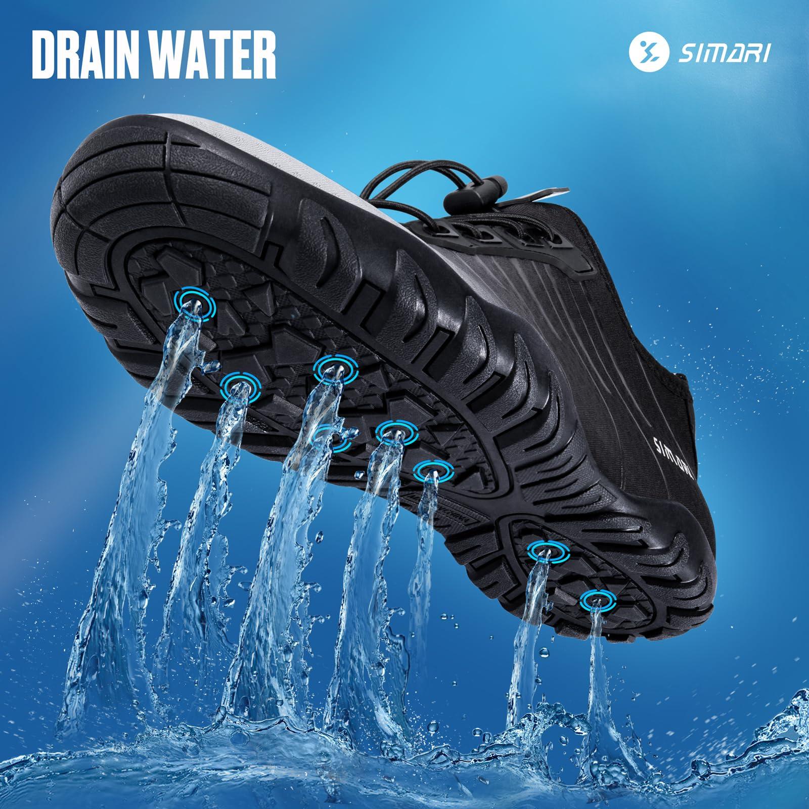 SIMARI Water Shoes for Women Men - Barefoot Quick-Dry Aqua Socks | Lightweight Swim Shoes for Surfing, Swimming, Beach Sports, Kayaking, Diving | Non-Slip Design - Image 5