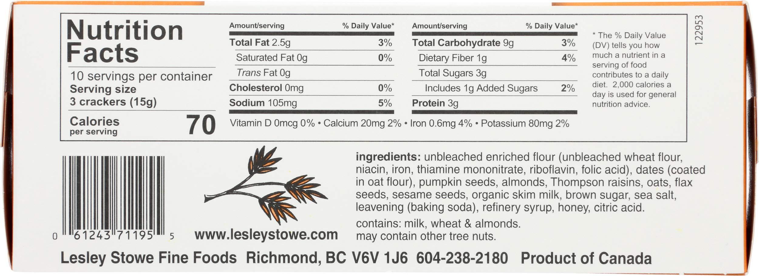 Raincoast Crisps Salty Date and Almond Crackers, 5.3 Ounce - Image 2