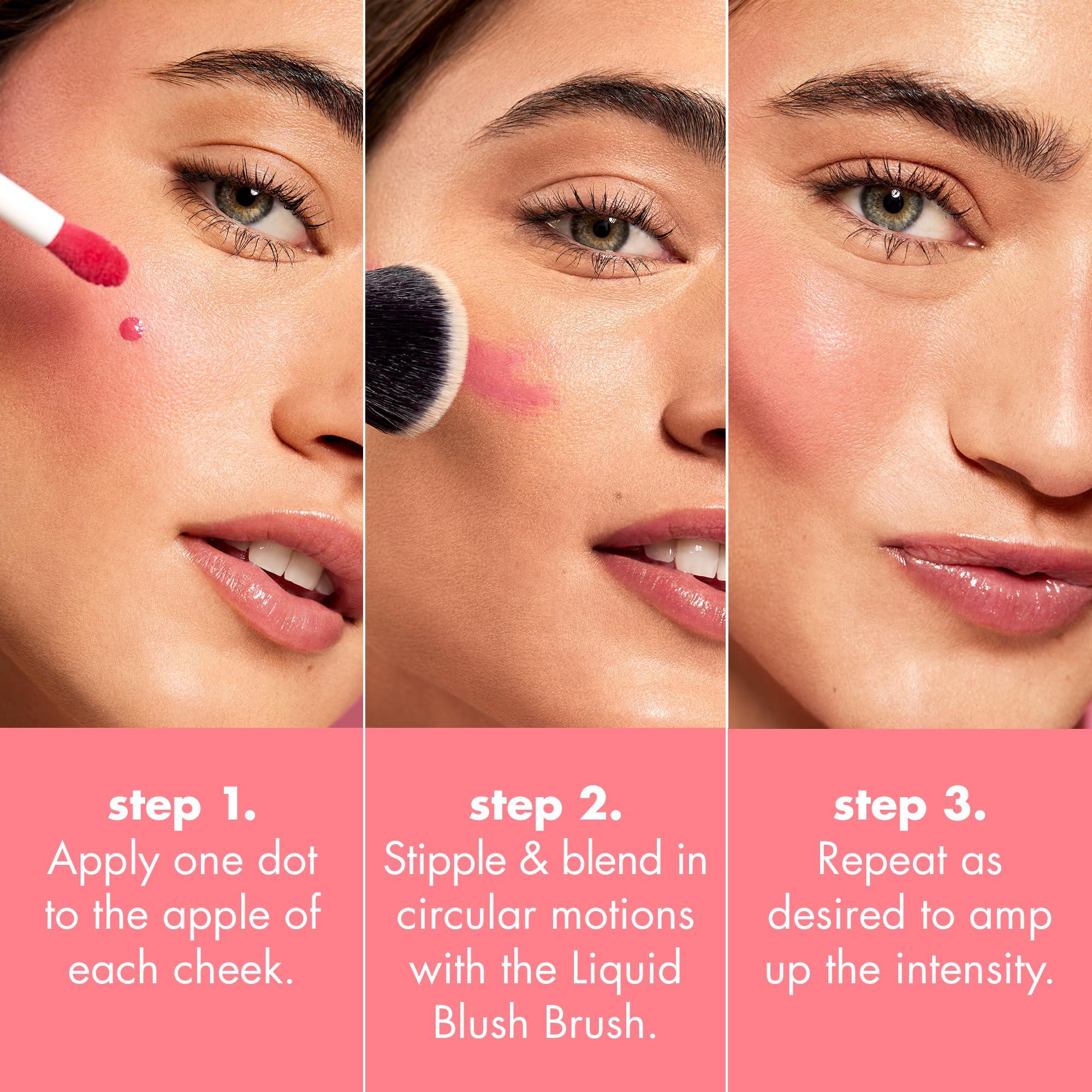 e.l.f. Camo Liquid Blush, Long-lasting Liquid Blush For High-pigment Color, Creates A Soft, Dewy Finish, Vegan & Cruelty-free, Dusty Rosé - Image 7