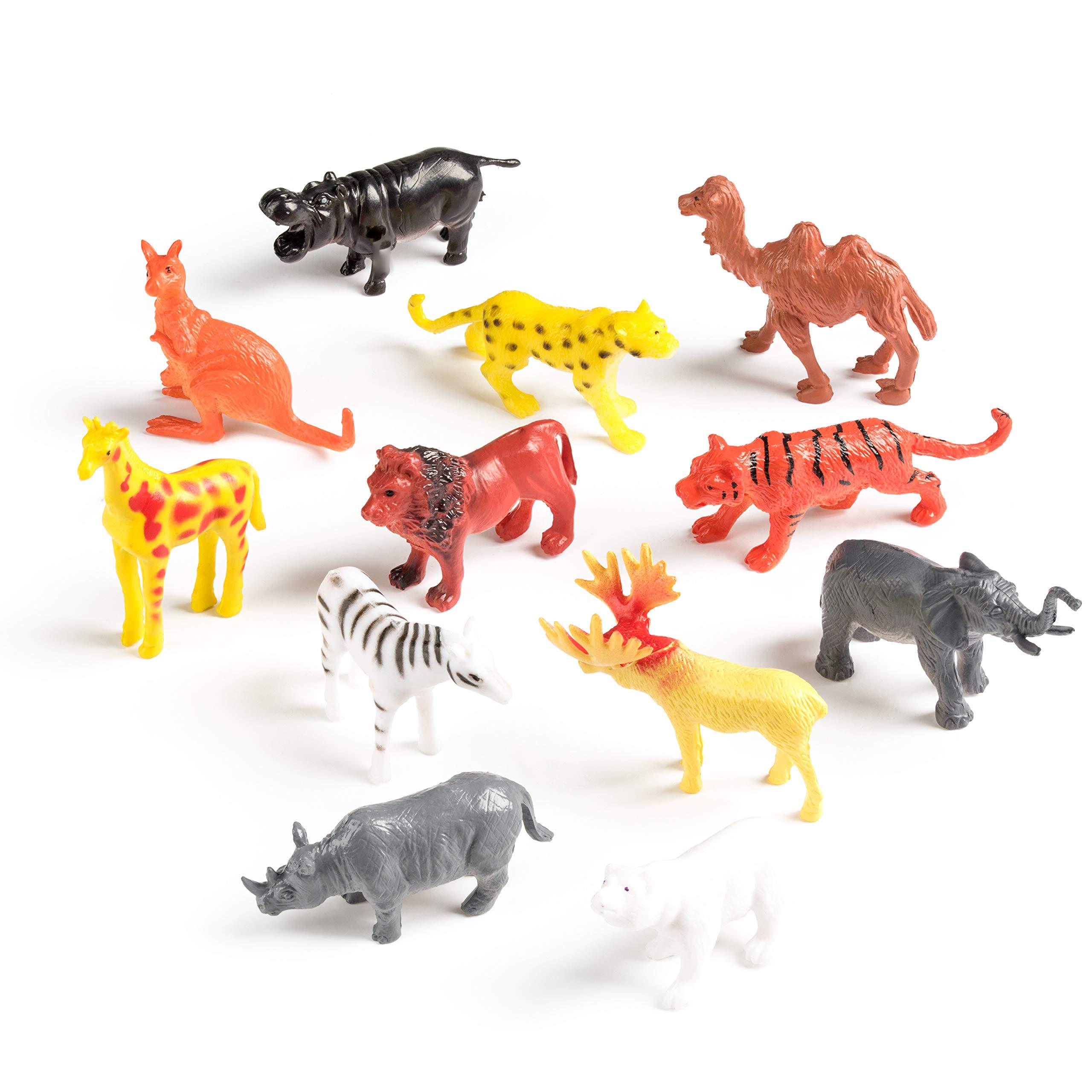 Dig a Dozen Egg Kit - Break Open 12 Eggs and Discover 12 Unique Cute Wild Safari Animals, with Learning Cards - Easter Archaeology Science STEM Gift for Kids - Image 4