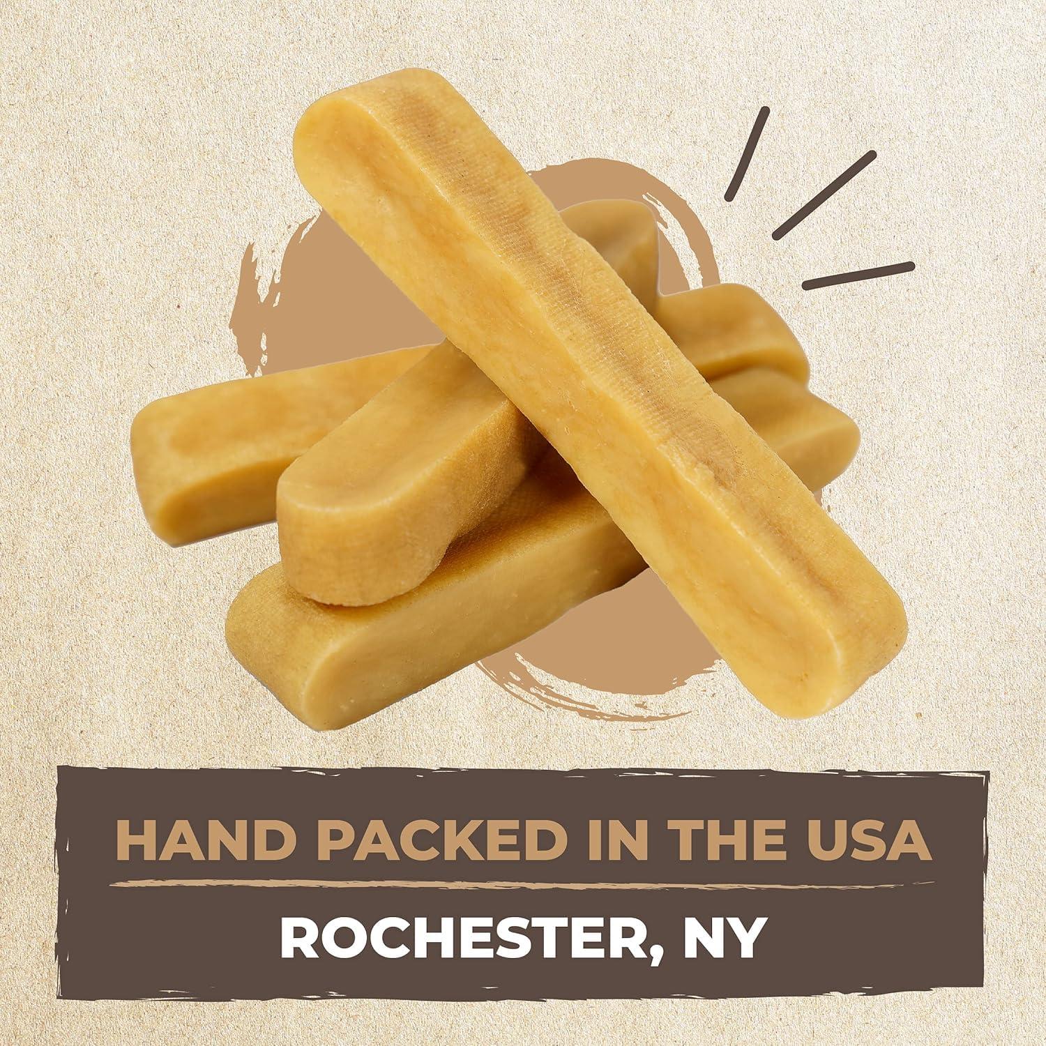 Mighty Paw Yak Cheese Dog Chews - All-Natural Treats for Dogs - High Protein Treat With 68 Grams Of Protein Per Chew - Delicious And Long Lasting - Odor Free With Limited Ingredients - (Large, 4 Pack) - Image 9