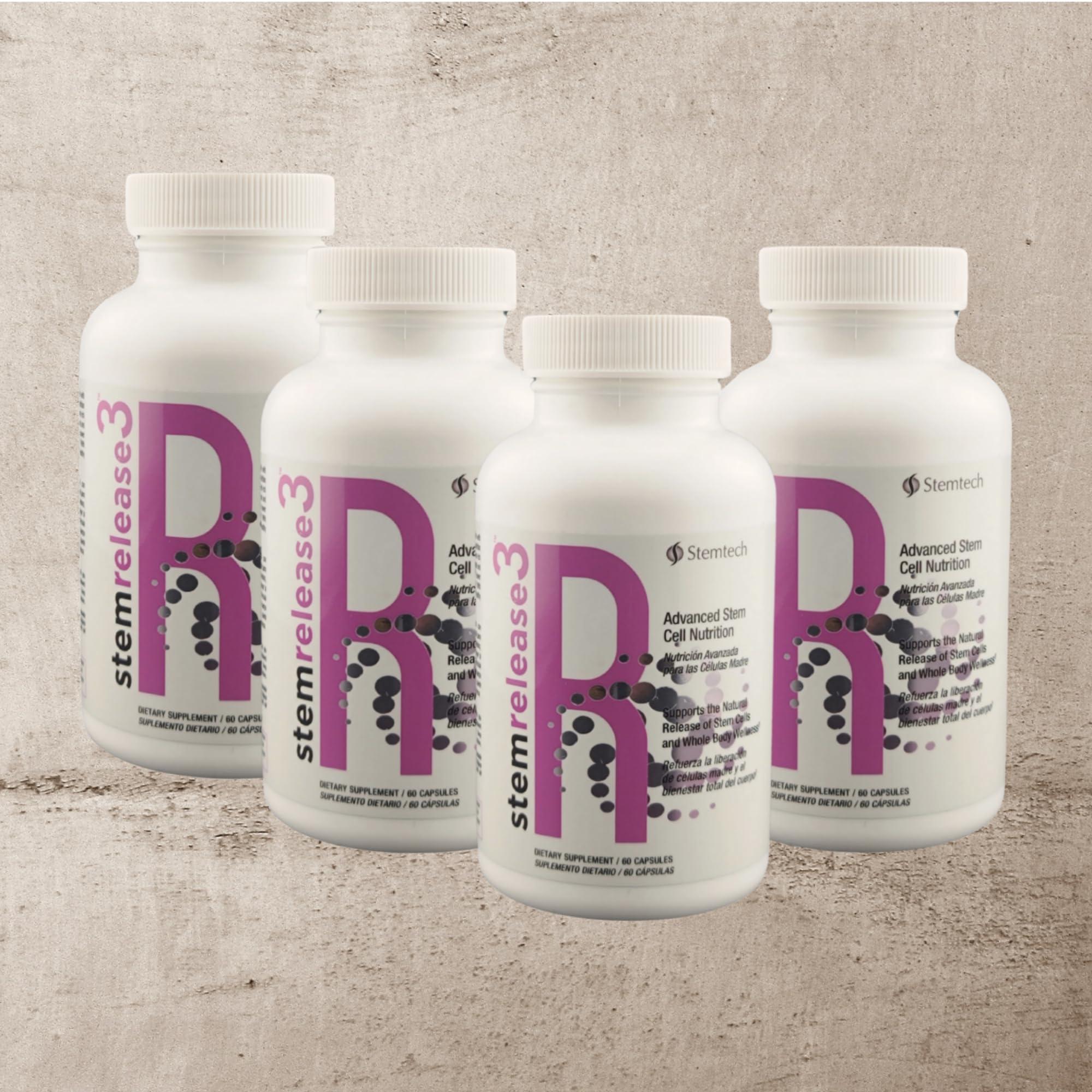 Quadruple Wellness Boost: stemrelease3™ 4-Pack - Unlock Your Body's Potential for Natural Renewal and Youthful Vitality, Exclusive Blend for Telomere Health - Image 6