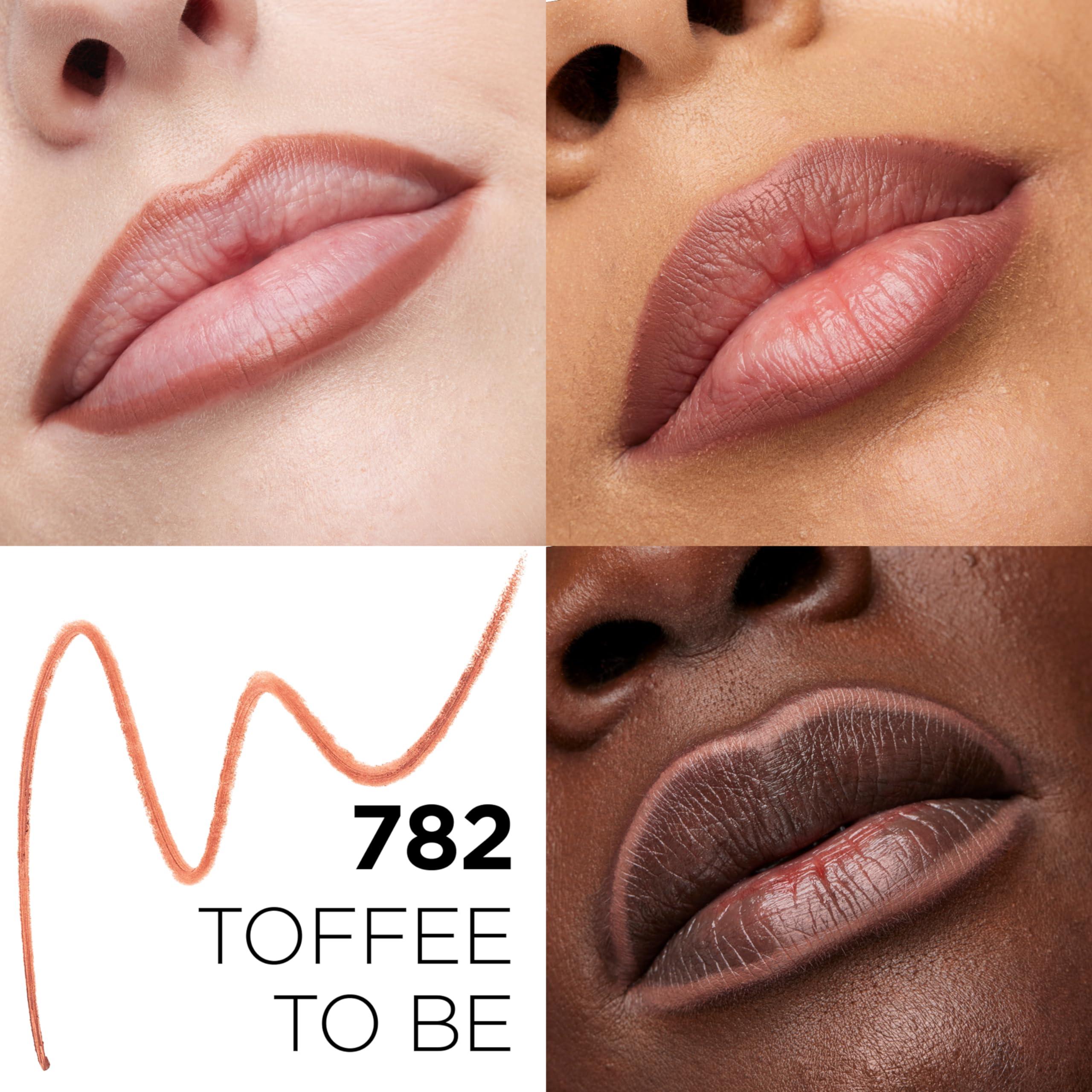 L'Oreal Paris Colour Riche Lip Liner Pencil, Creamy Lip Liner with Omega 3 and Vitamin E, 782 Toffee To Be (Warm Deep Brown) - Image 2