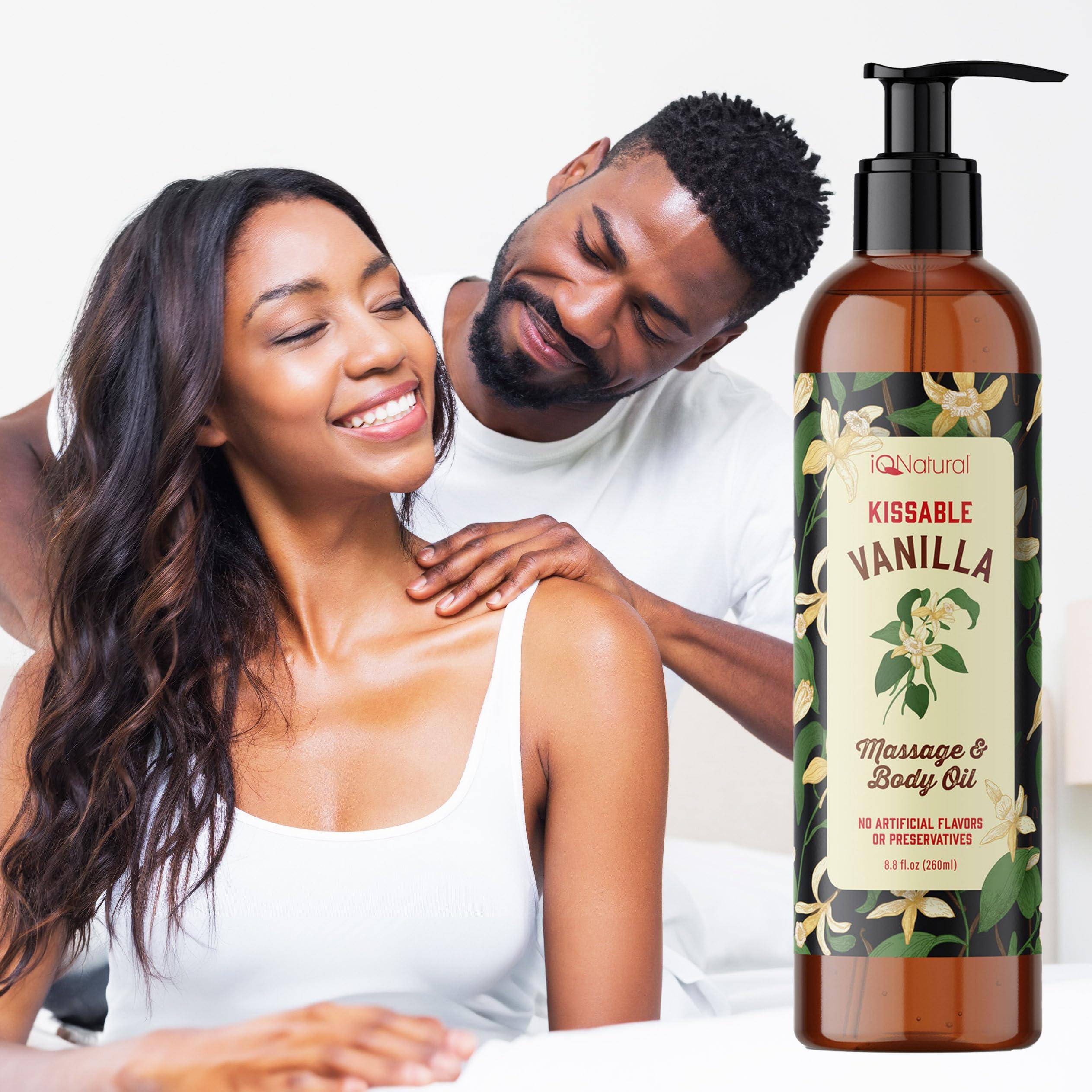 Fractionated Coconut Oil for Skin, Edible Massage Oils for Date Night, Oil for Massage Therapy, BodyOil for Intimacy, Sensual Massage, Warming Massage Oils for Date Night Heat Edible - 8oz - Image 3
