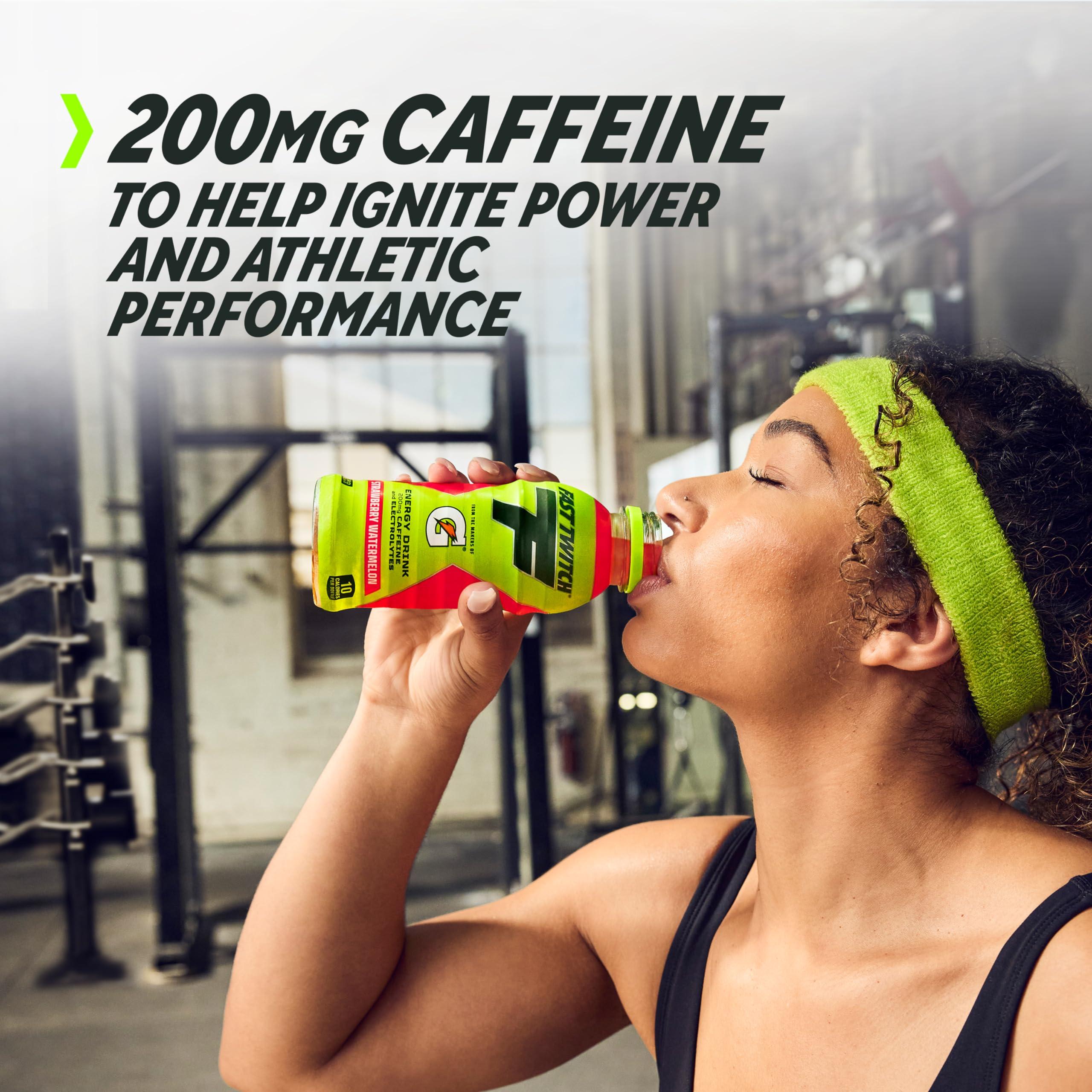 Fast Twitch Energy drink from Gatorade, Strawberry Watermelon, 12 Oz Bottles,(Pack of 12), 200mg Caffeine, Zero Sugar, Electrolytes - Image 5