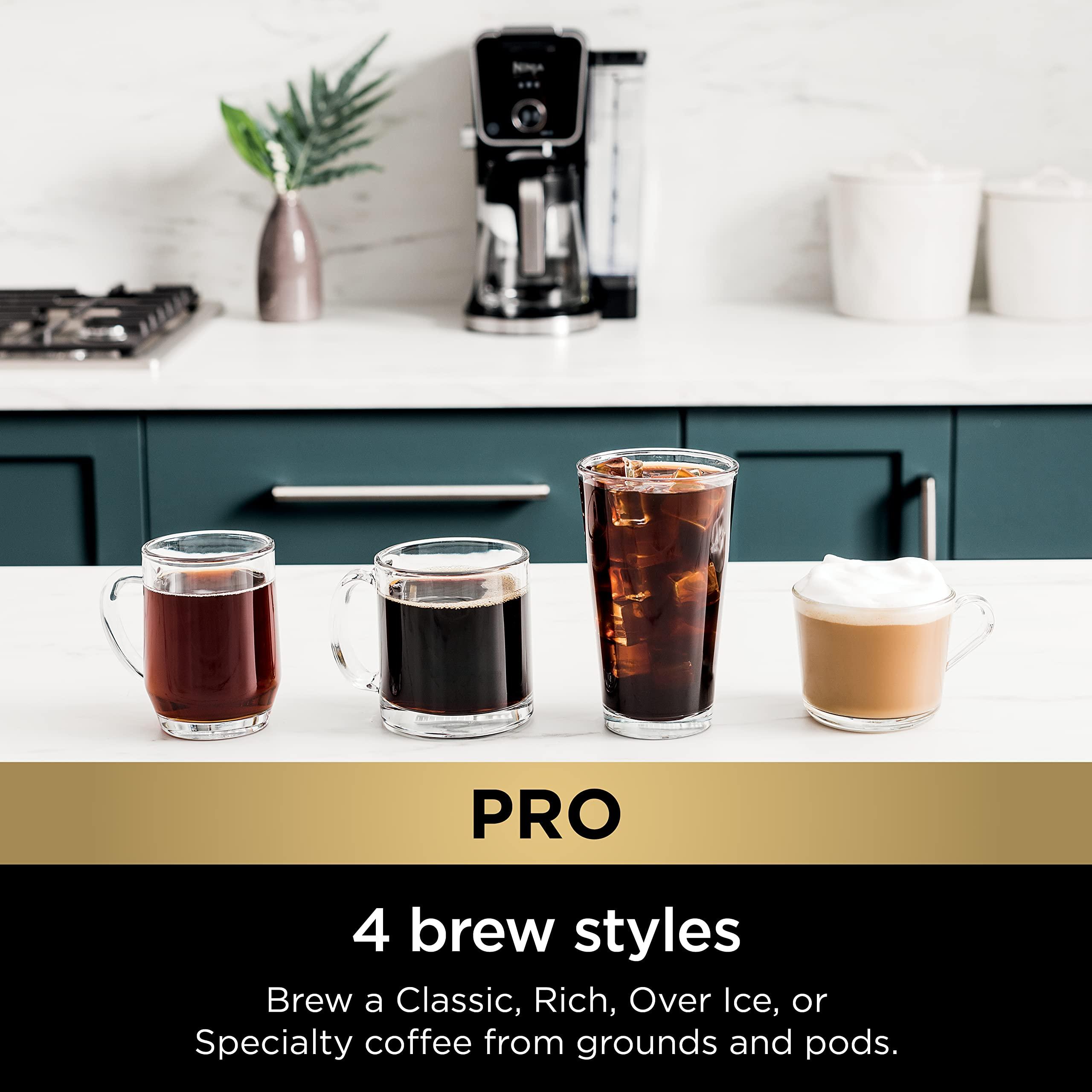 Ninja Drip Coffee Maker With K Cup Combo, DualBrew Pro Specialty Coffee System, Coffee Machine Compatible with K-Cup Pods, 12 Cup Single Serve Coffee Makers with Paper Filter, CFP301 - Image 4