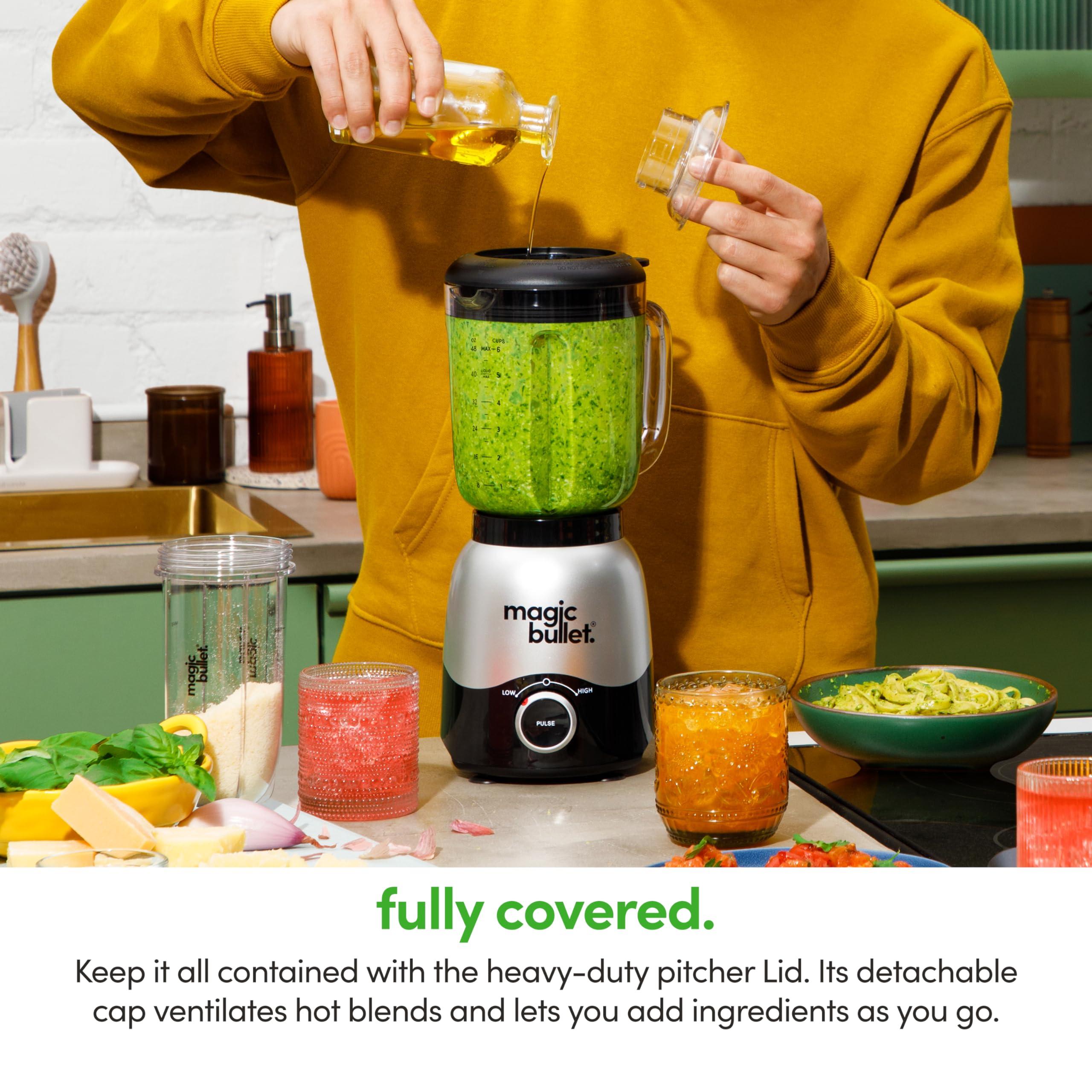 magic bullet Combo Blender, 48oz Pitcher, Blending Cup, Simple Speed Dial – MBF50200 - Image 4