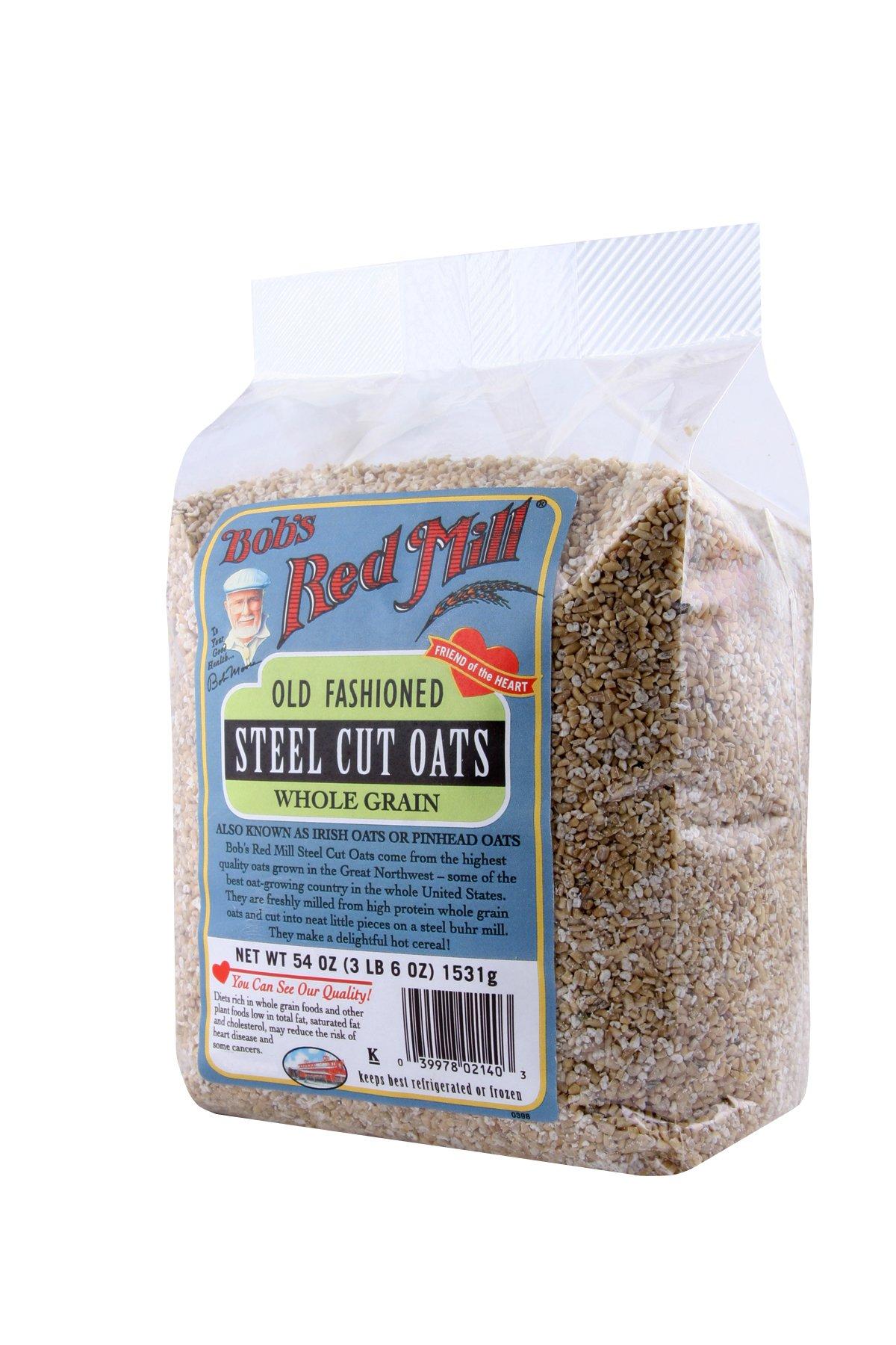 Bob's Red Mill Oats Steel Cut, 54 Ounce (Pack of 4) - Image 3