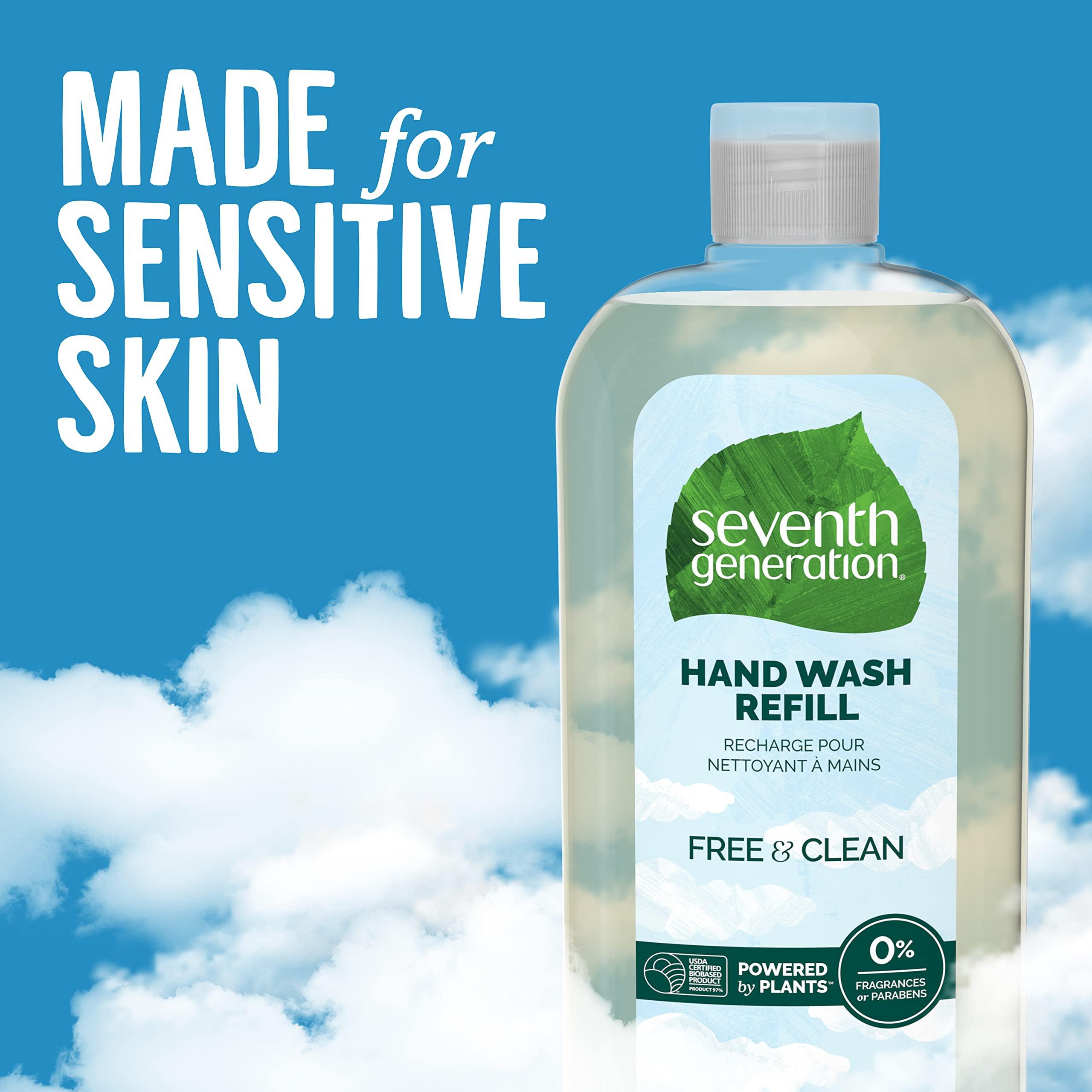 Seventh Generation Hand Soap Refill, Free & Clear Unscented, 24 oz, 3 pack (Packaging May Vary) - Image 4