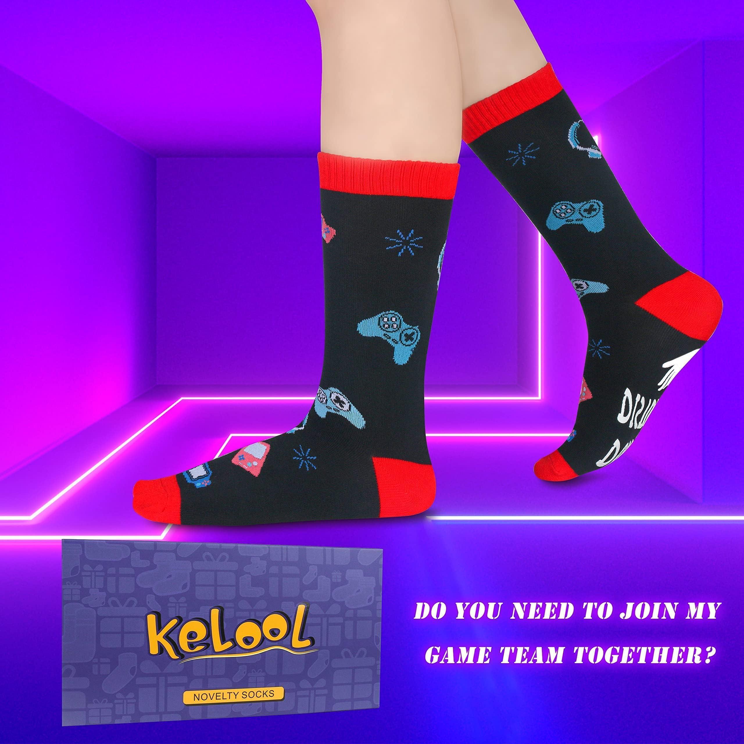 Kelool Do Not Disturb I'm Gaming Socks,Fathers Day Dad Gifts from Daughter Wife Son,Funny Gifts for Men,TeenBoys,Grandpa - Image 7