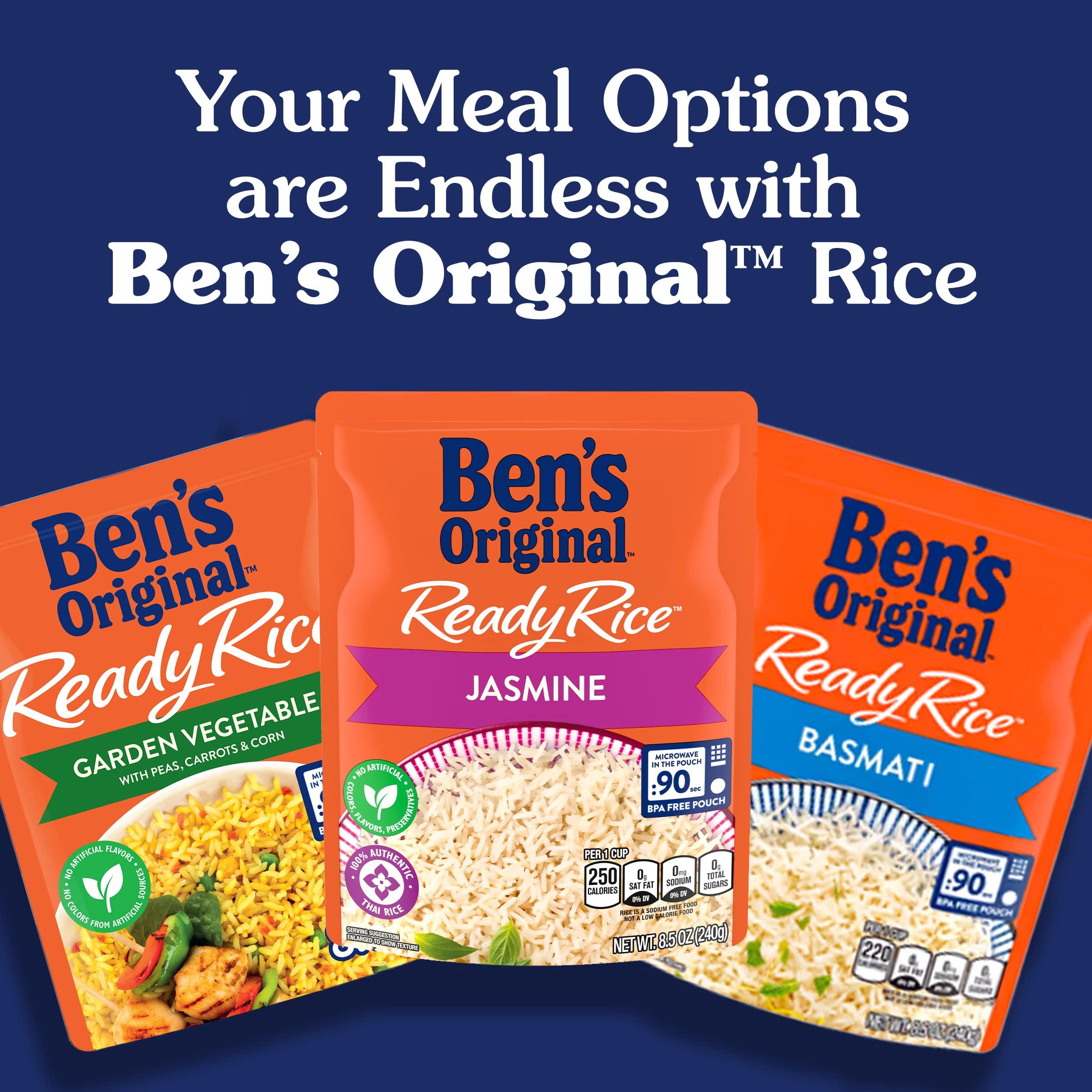 BEN'S ORIGINAL Ready Rice Basmati Rice, Easy Side Dish, 8.5 oz Pouch (Pack of 6) - Image 8
