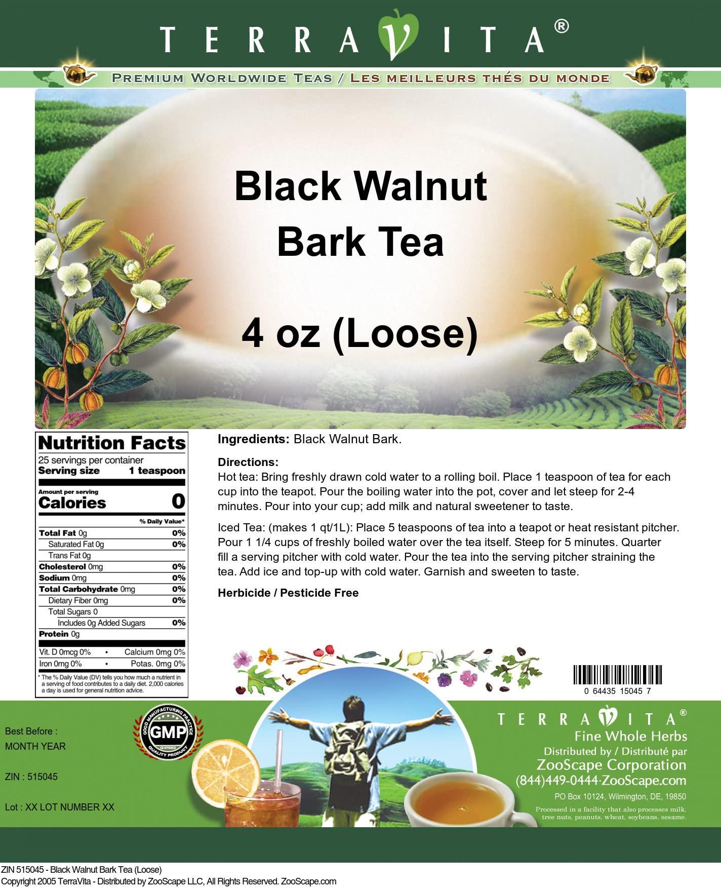 Black Walnut Bark Tea (Loose) (4 oz, ZIN: 515045) - Image 2