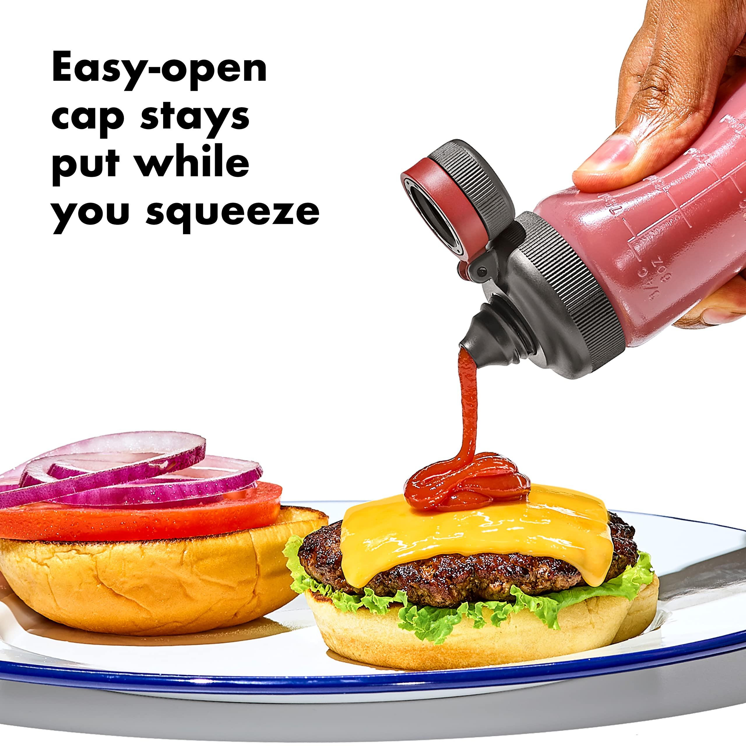OXO Outdoor Leakproof Squeeze Bottle Set, 3, 6 oz - Image 5