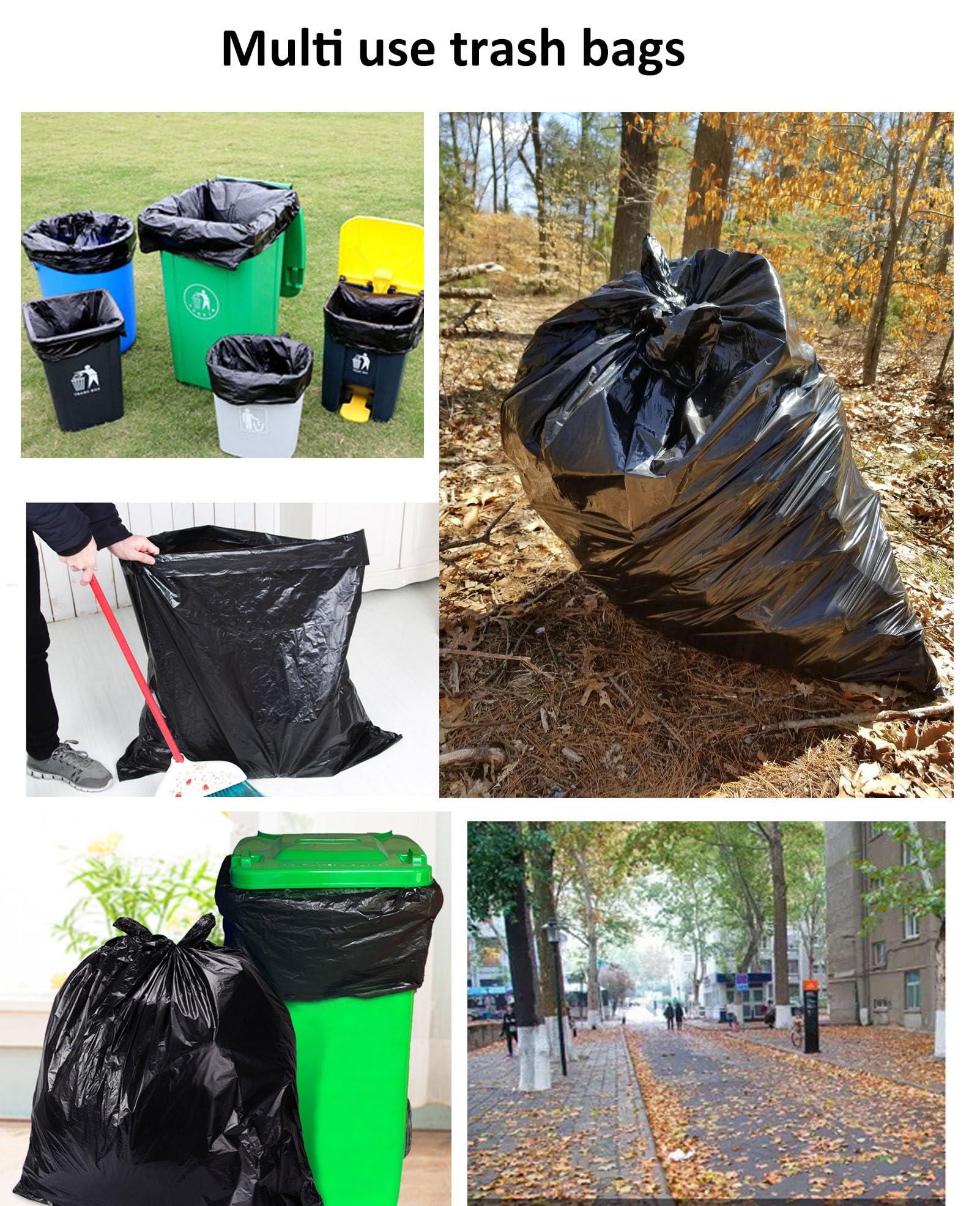 65 Gallon Trash Bags 1.8 Mil -50''x55'' Pack of 50 Thick Large Heavy Duty Multi-Use Garbage Bags Extra Large Strong Trash Can Liners for Office, Picnic,Kitchen, Bulk Bags (65 Gallon 50 Count) - Image 7