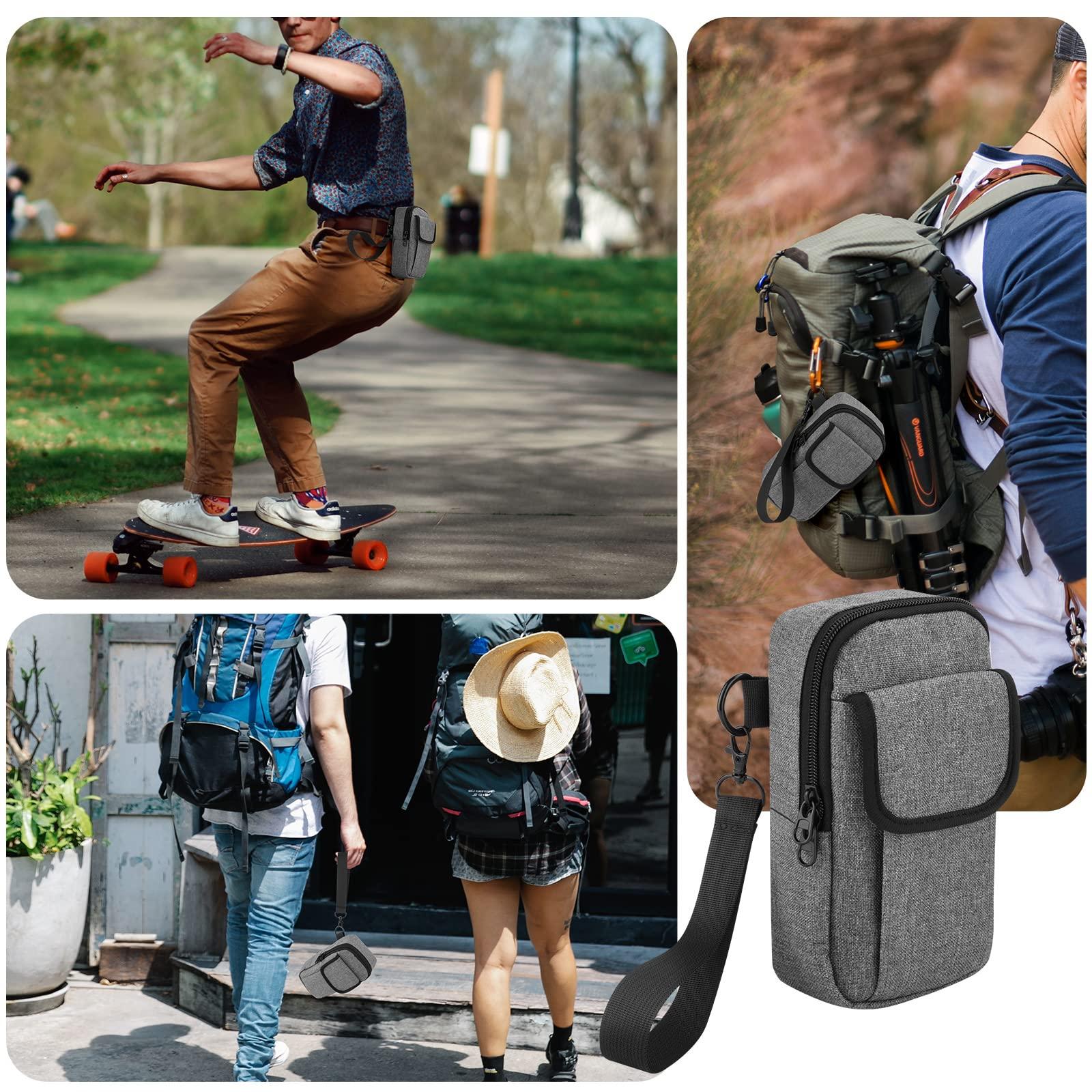 CaSZLUTION Travel Belt Case for DJI Osmo 7P / 7/6 / 5/4 SE, Portable Storage Bag Case with Belt keeper and Hand Strap Fits for DJI Osmo Mobile 7 Pro Smartphone Gimbal Stabilizer and Accessories - Image 7