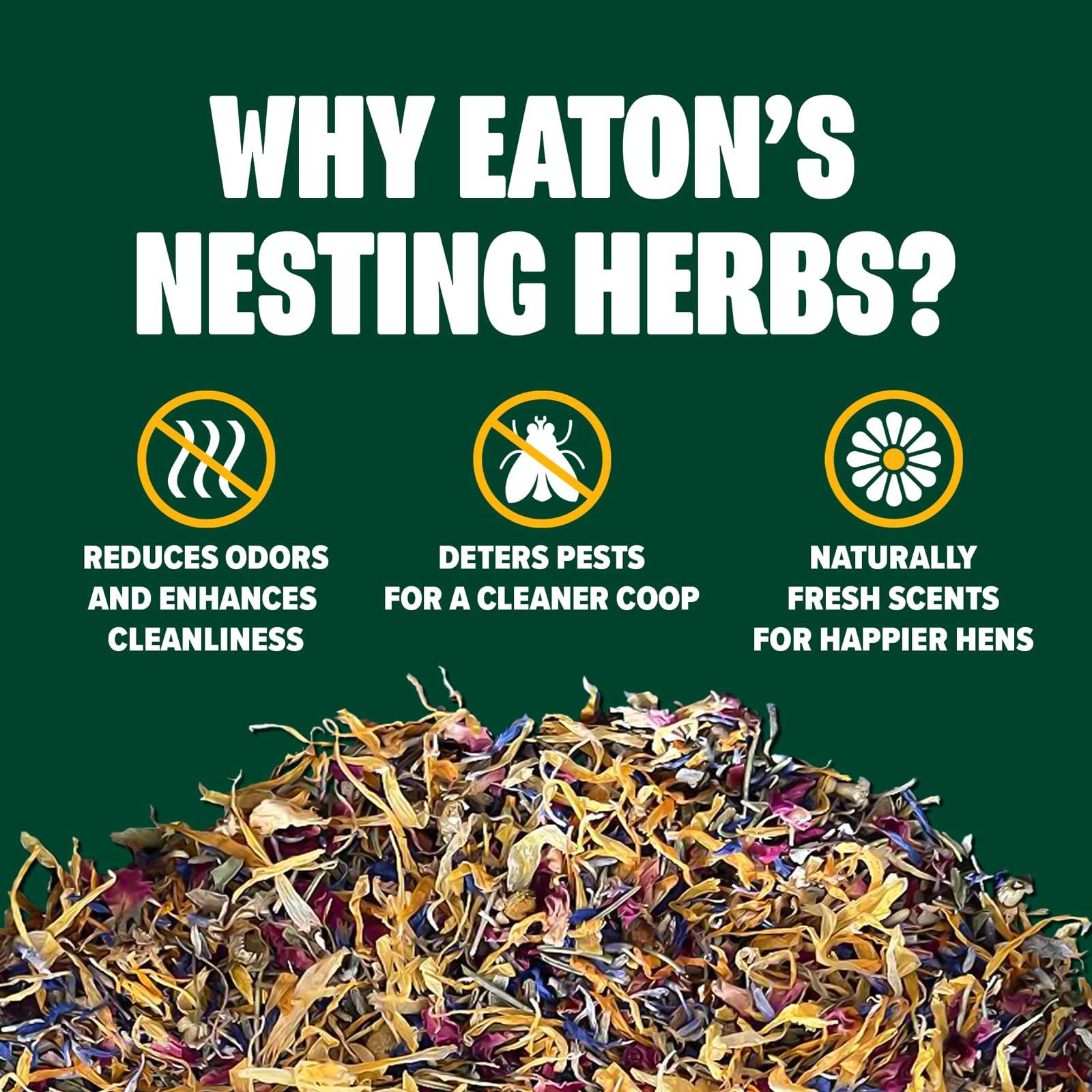 Eaton Pet and Pasture Premium Nesting Herbs, Aromatic Blend for Nesting Boxes & Chicken Coop, Natural Refresher & Pest Deterrent - Image 3