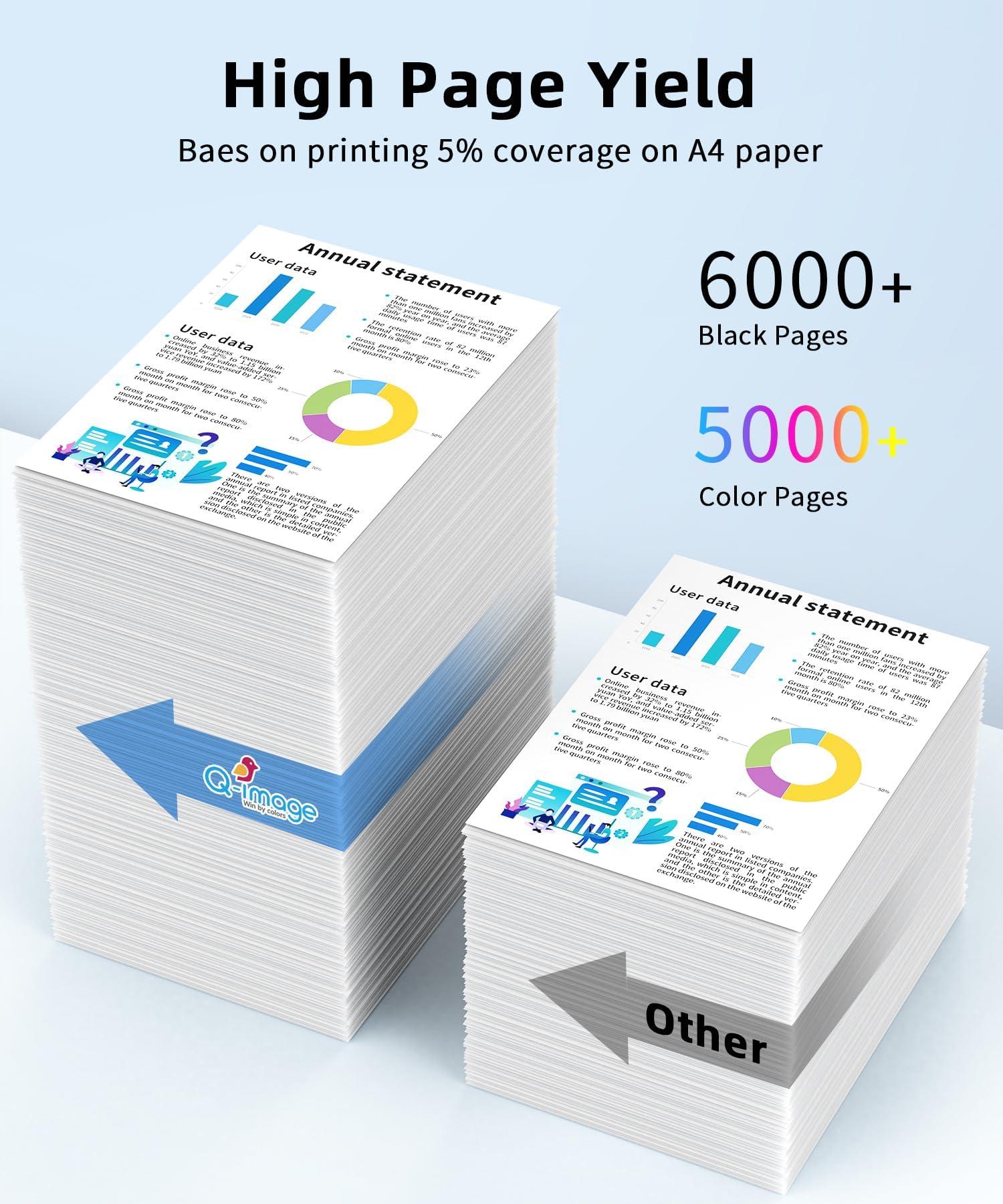 LC406XL Ink Cartridges Replacement for Brother LC406 XL High Yield Inks Work for MFC-j4335DW, MFC-j4535DW, MFC-j5855DW, MFC-j6555DW, MFC-j5955DW (BK C M Y, 4 Pack) - Image 3