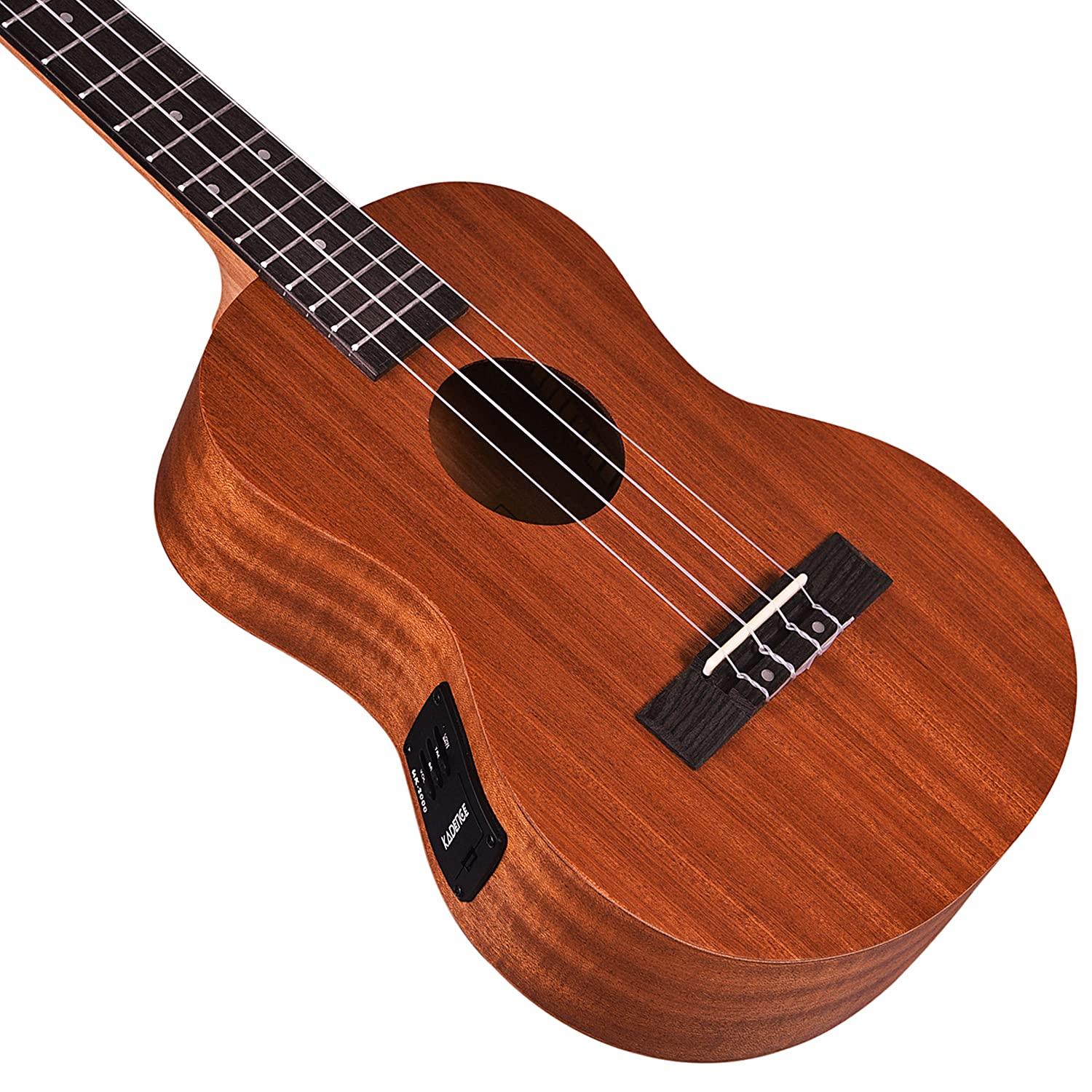 Kadence Concert Ukulele - Mahogany Wooden Ukulele for Beginners (Electro Combo) - Ukulele for Adults, Kids, Players or Professionals - Concert Ukulele with Tuner and Bag - Image 6