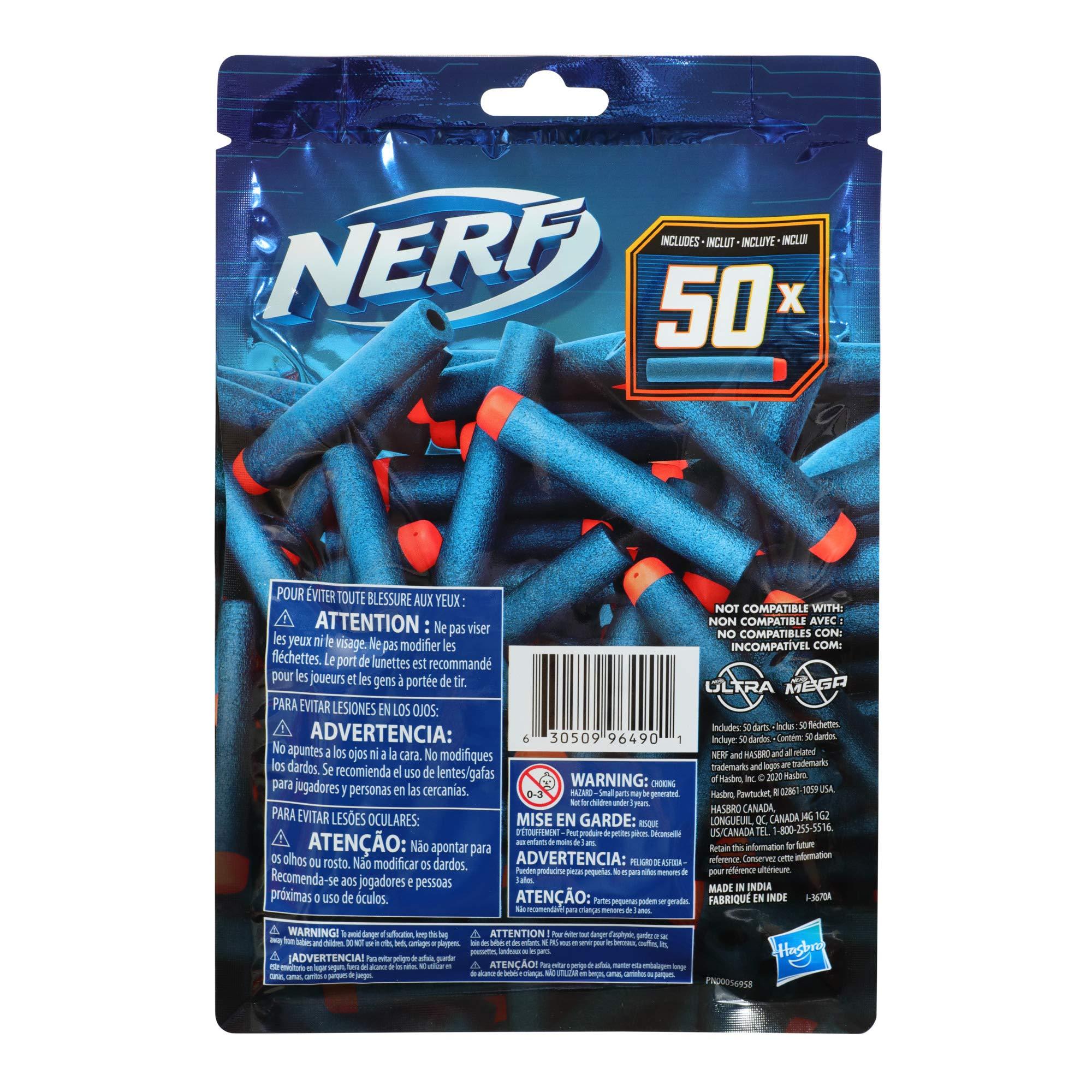 Nerf Elite 2.0 50-Dart Refill Pack, 50 Foam Darts Compatible with All Official Blasters That Use Elite Darts - Image 4