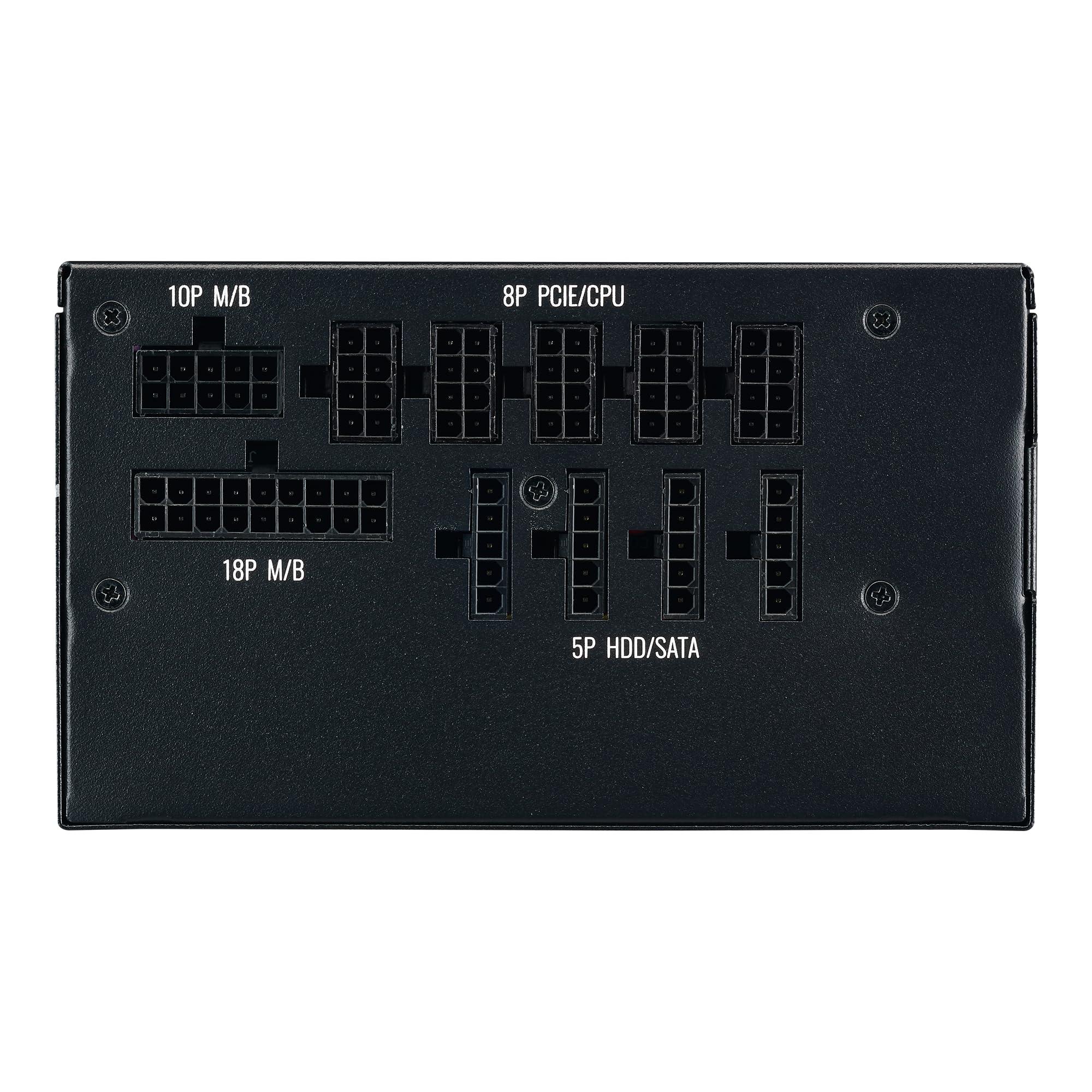 Cooler Master MWE Gold 850 V2 Full Modular, 850W, 80+ Gold Efficiency, 2 EPS Connectors, 120mm HDB Fan, Semi-fanless Operation, 5 Year Warranty - Image 9
