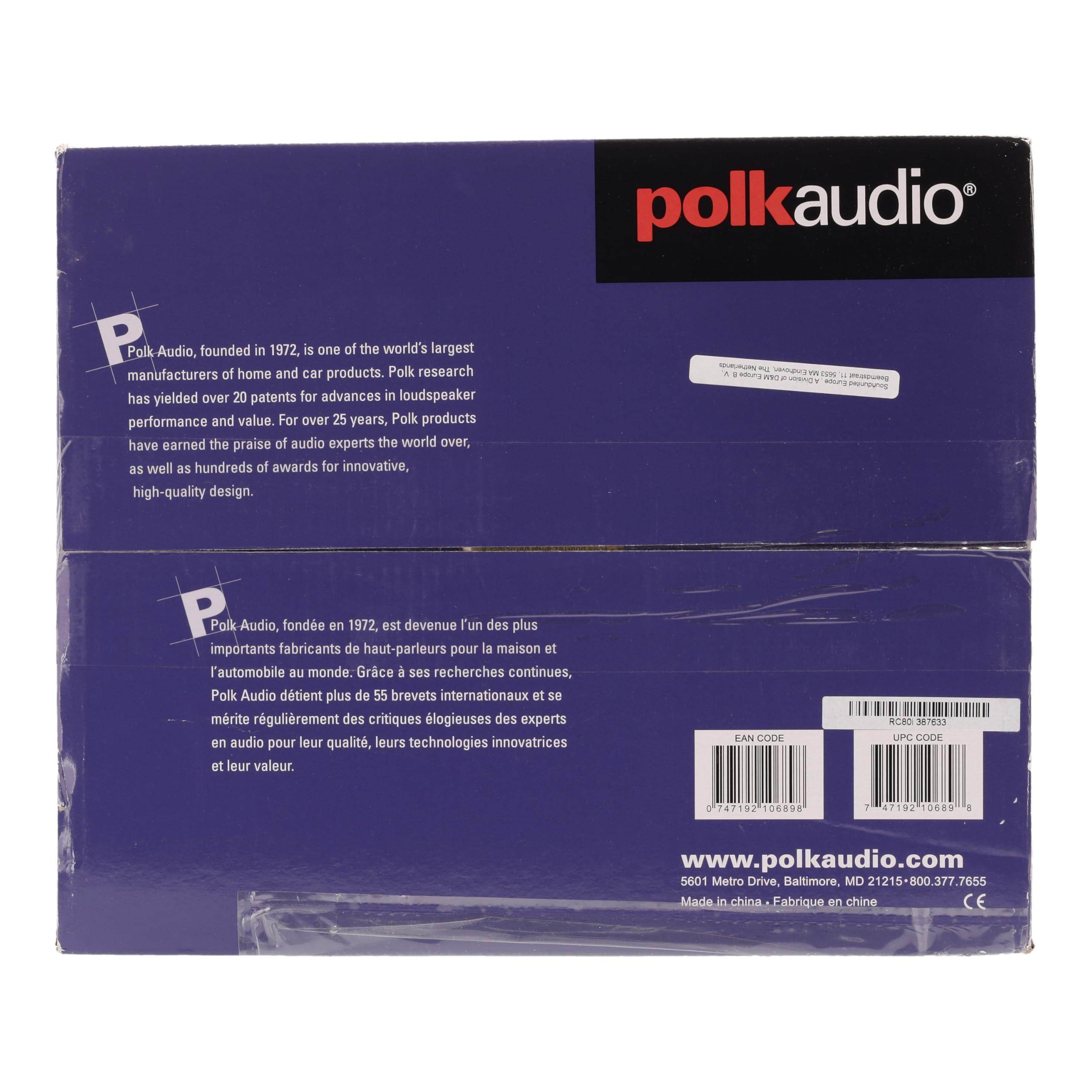 Polk Audio RC80i 2-Way Premium in-Ceiling 8" Round Speakers, Set of 2 Perfect for Damp and Humid Indoor/Outdoor Placement - Bath, Kitchen, Covered Porches (White, Paintable-Grille) - Image 11