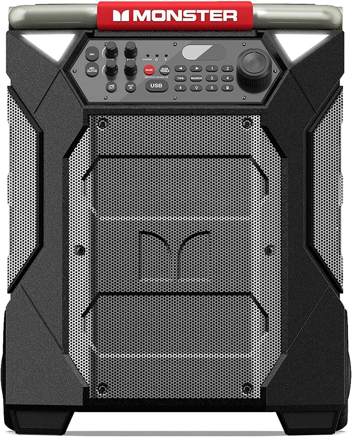 Monster Rockin’ Roller 270 Indoor/Outdoor Portable Bluetooth Speaker | up to 200W of 270 Degree Sound & up to 100 Hours of Playtime - Image 2