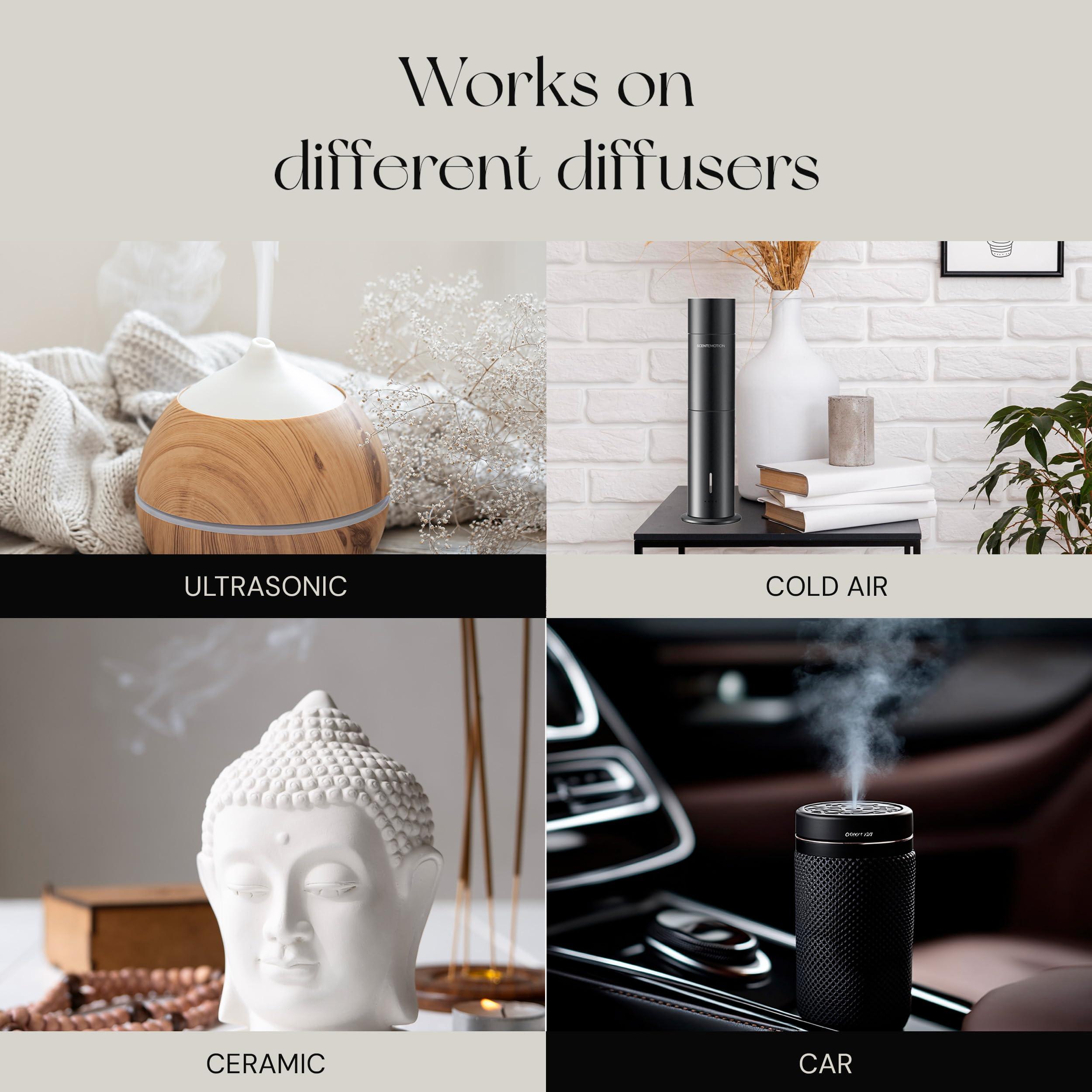 Santal Essential Oils for Diffuser | Aromatherapy Fragrance Oil with Notes of Sandalwood, Musk, & Papyrus | Luxury Scent Oil | 4.05 fl oz, 120ml - Image 5