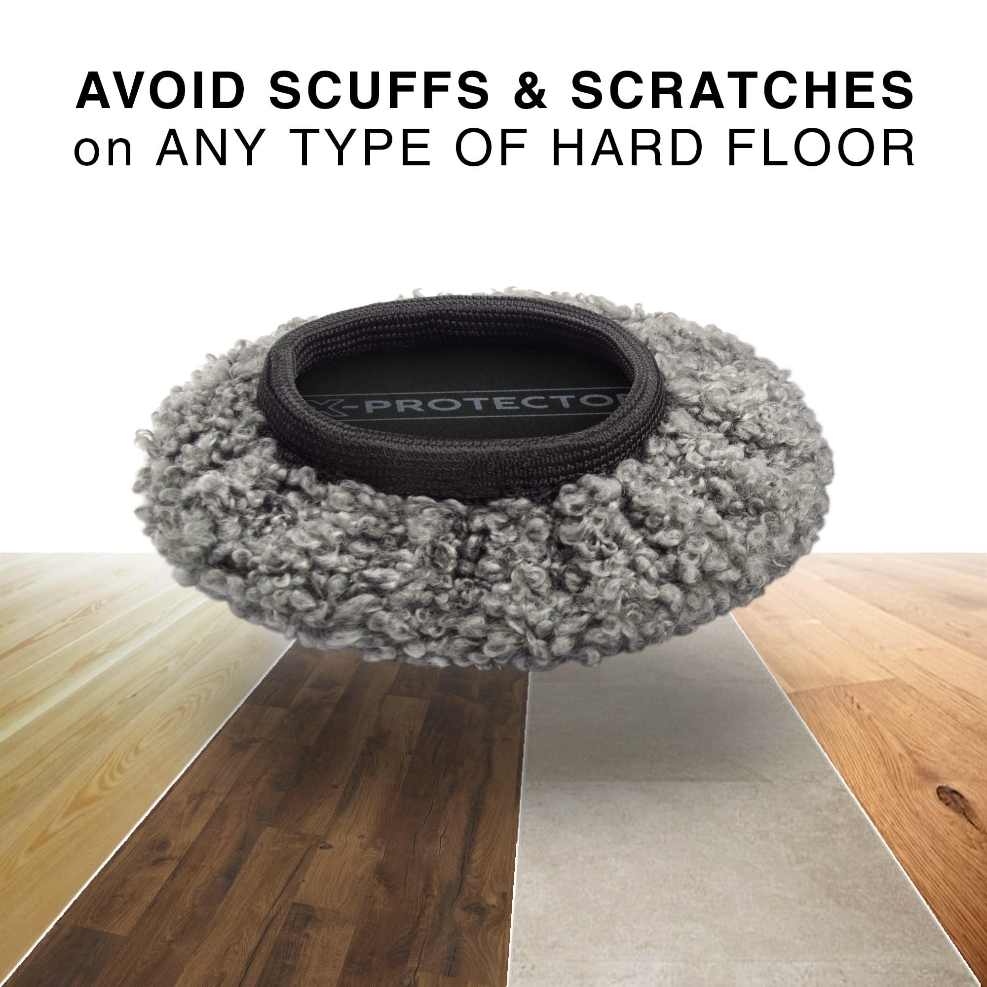 Furniture Sliders X-PROTECTOR - 8+8 Pack 3 1/2” - Multi-Surface Furniture Sliders for Carpet & Hard Floors - 8 Furniture Movers for Carpeted Floors and 8 Hardwood Socks - Move Your Furniture Easily! - Image 4