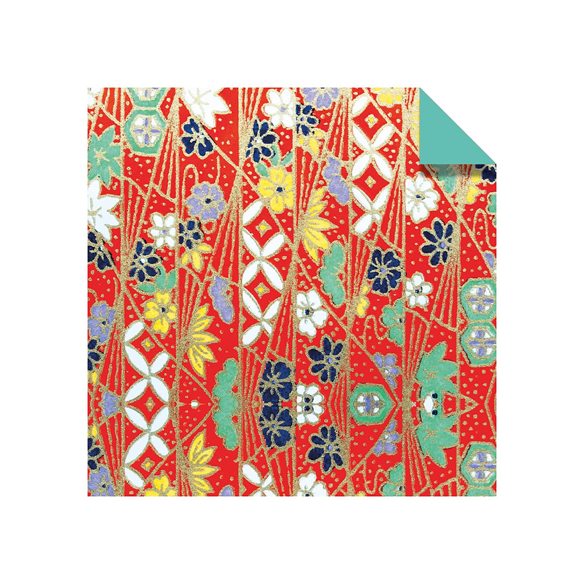 Origami Paper 500 sheets Japanese Washi Patterns 6" (15 cm): Double-Sided Origami Sheets with 12 Different Designs (Instructions for 6 Projects Included) - Image 5