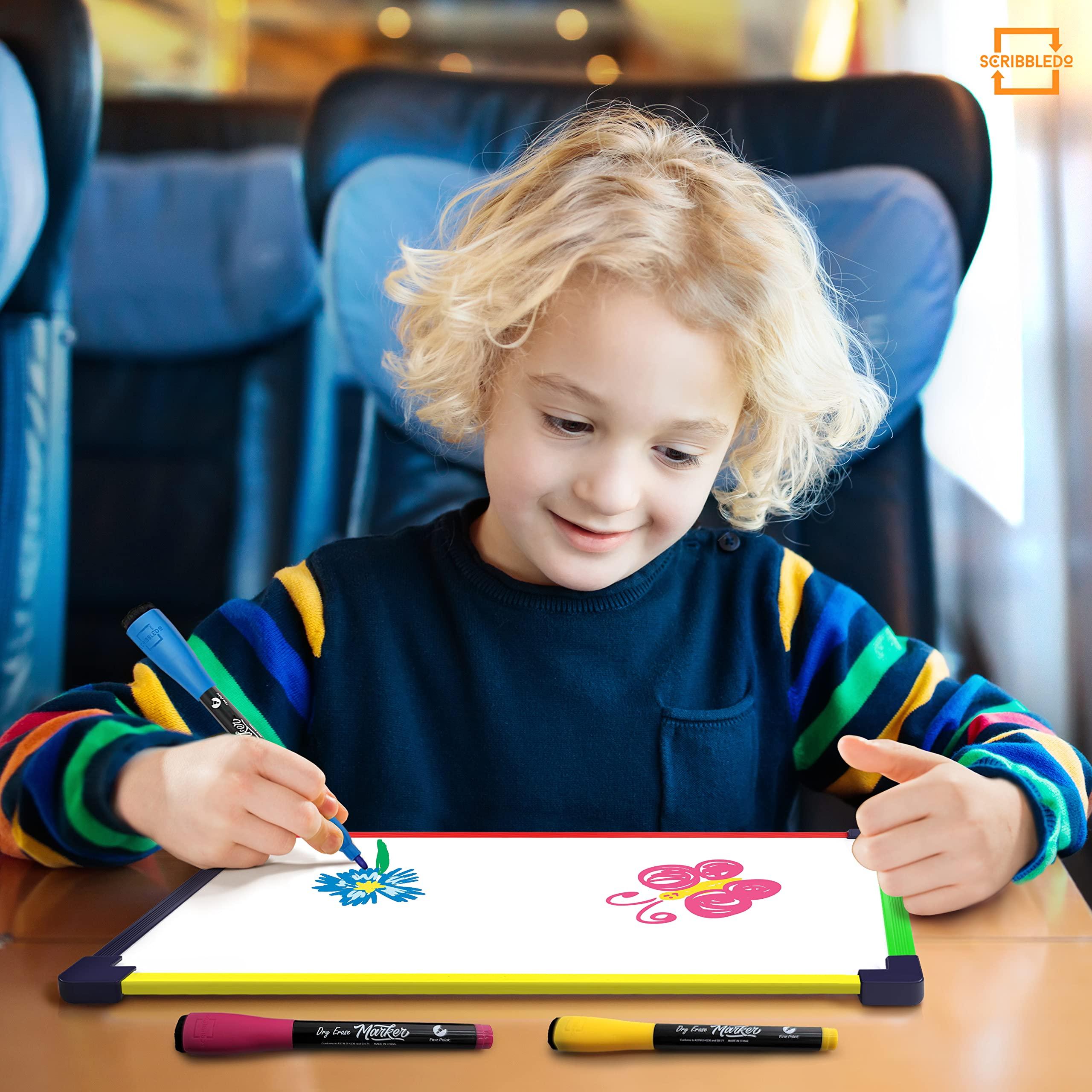 10 Travel Size Art Coloring White Board & Eraser Car Airplane Travel Essentials Kids Travel Accessories 9x12 Travel Games for Kids Travel Toys for Toddlers 3+ Plane Travel Game for Kids Ages 4-8 & Up - Image 8