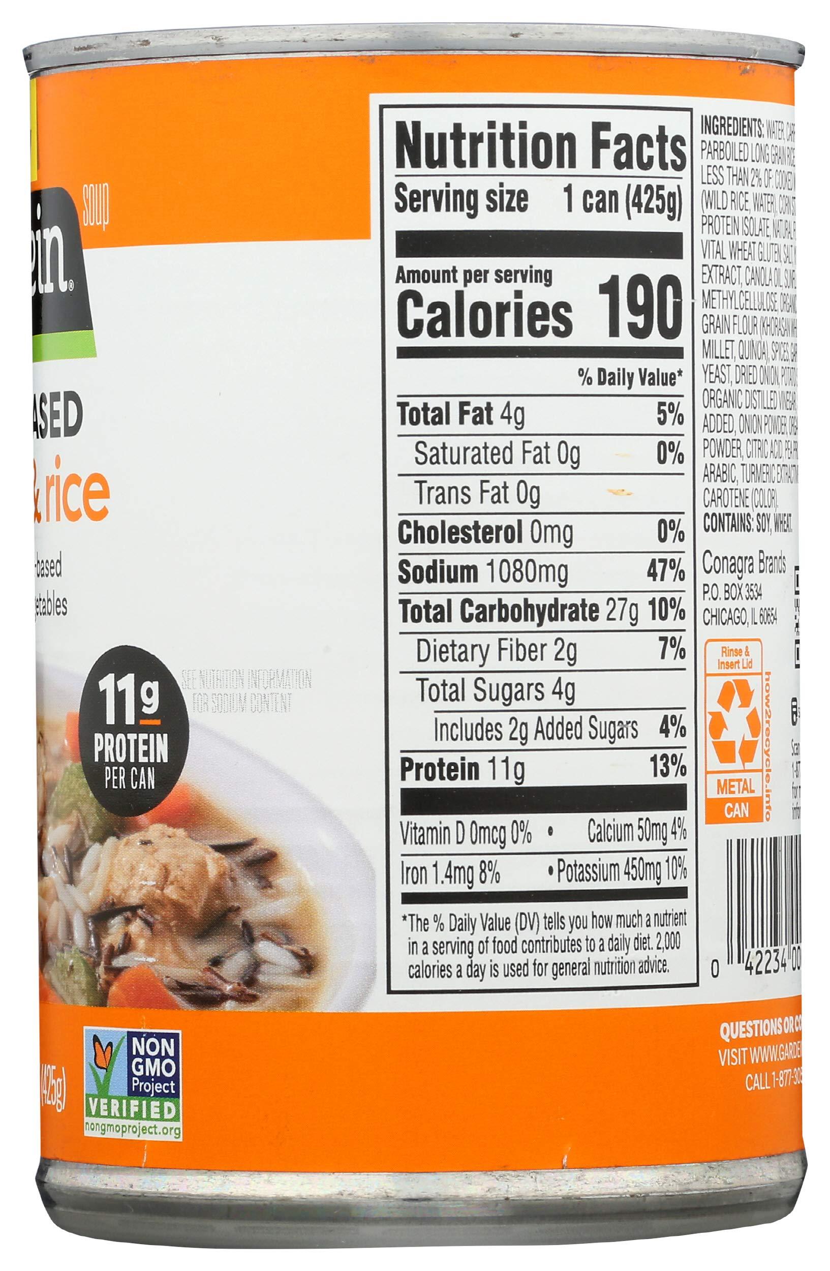 Gardein Plant-Based Chick'n & Rice Soup, Vegan, 15 oz. - Image 11