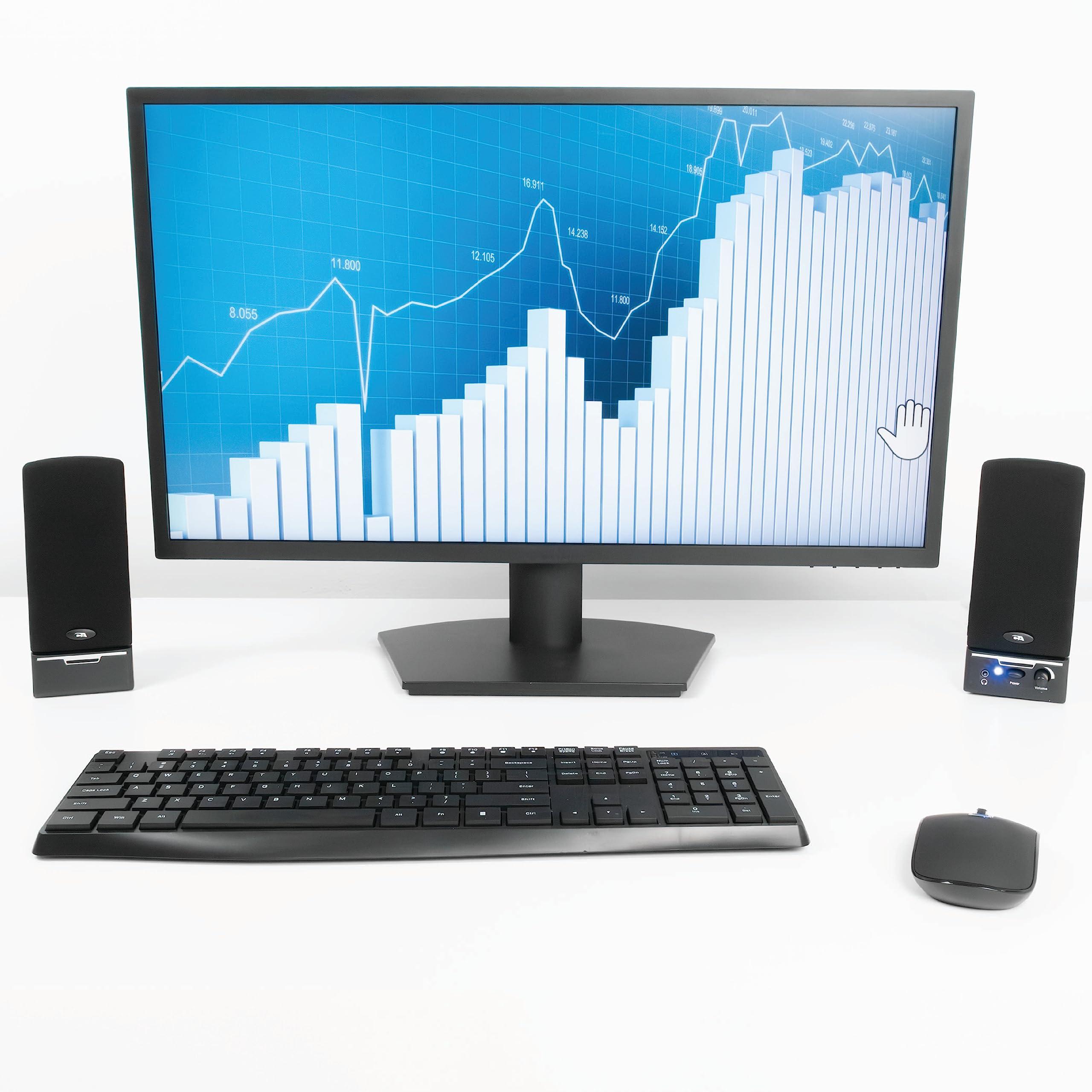 Cyber Acoustics CA-2014 Computer Speakers, Full Stereo Sound, Convenient Controls, Easy Setup - Image 5
