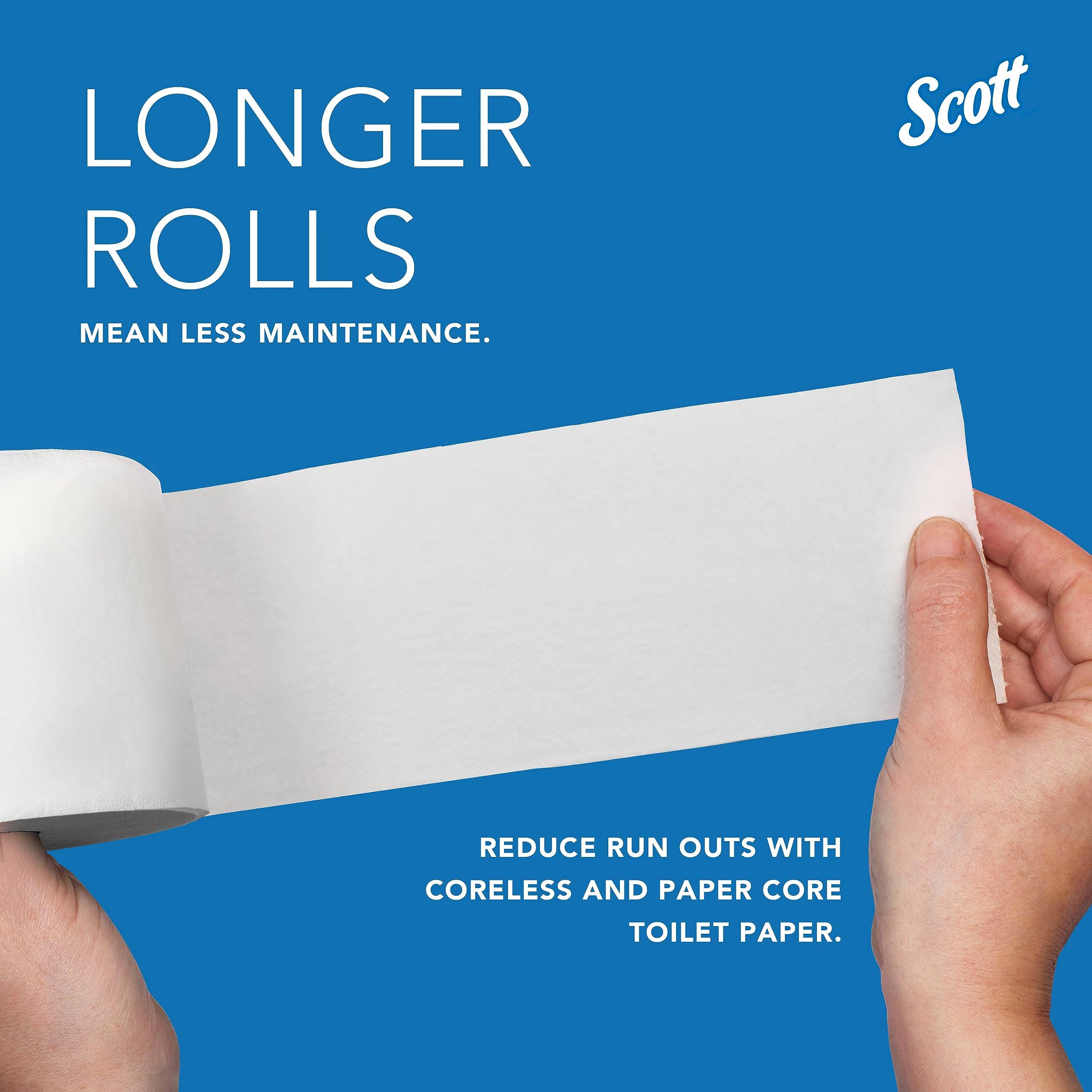 Kimberly-Clark Scott Pro MOD High Capacity Single Roll Bath Tissue Dispenser (44518), Toilet Paper Dispenser for Small Rolls, 12.75” x 11.25” x 6.31”, Black, 1 / Case - Image 6