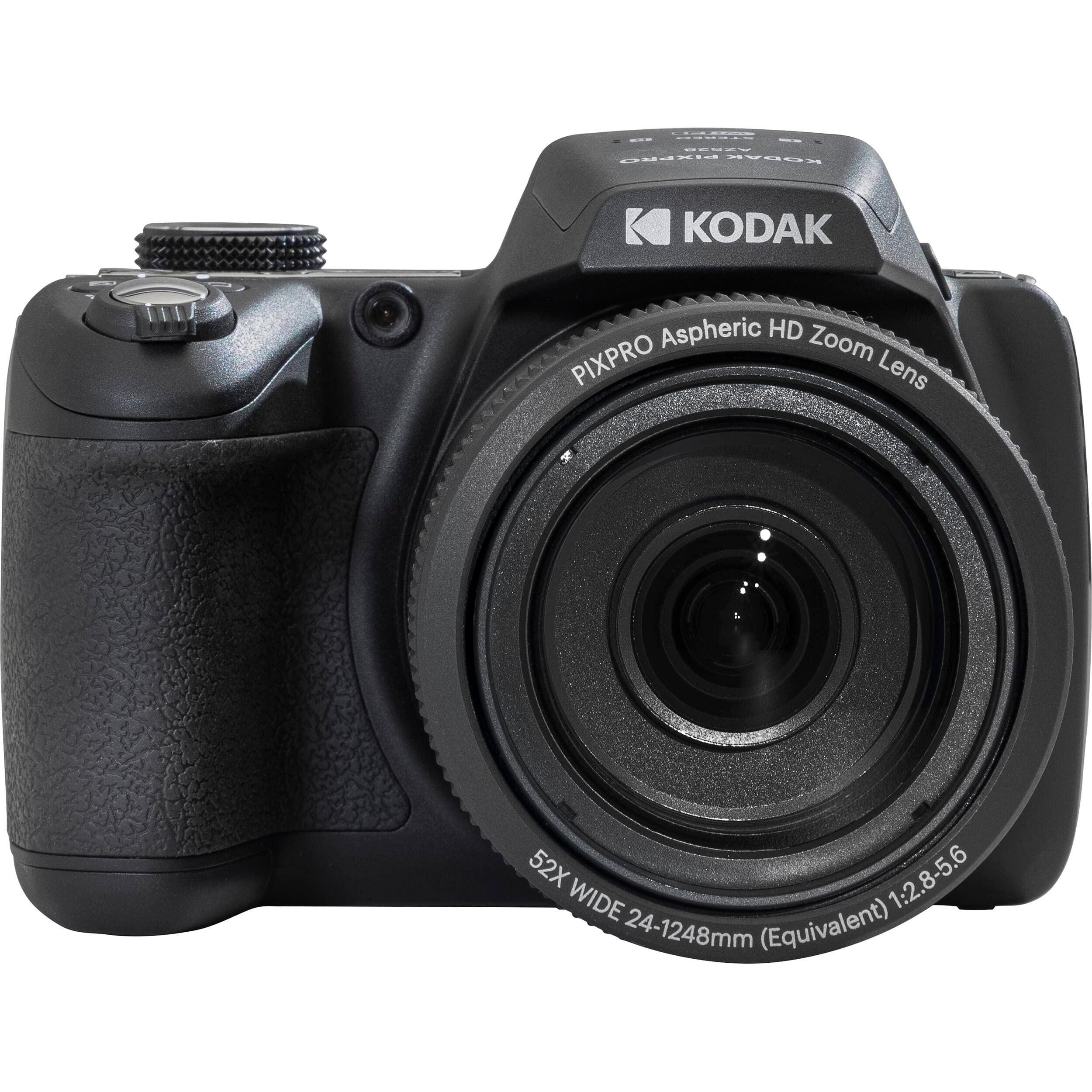 Kodak PIXPRO AZ528 Digital Camera (Black) Bundle with 32GB Memory Card + Camera Case + Memory Card Wallet + Screen Protectors + Accessories - Image 2
