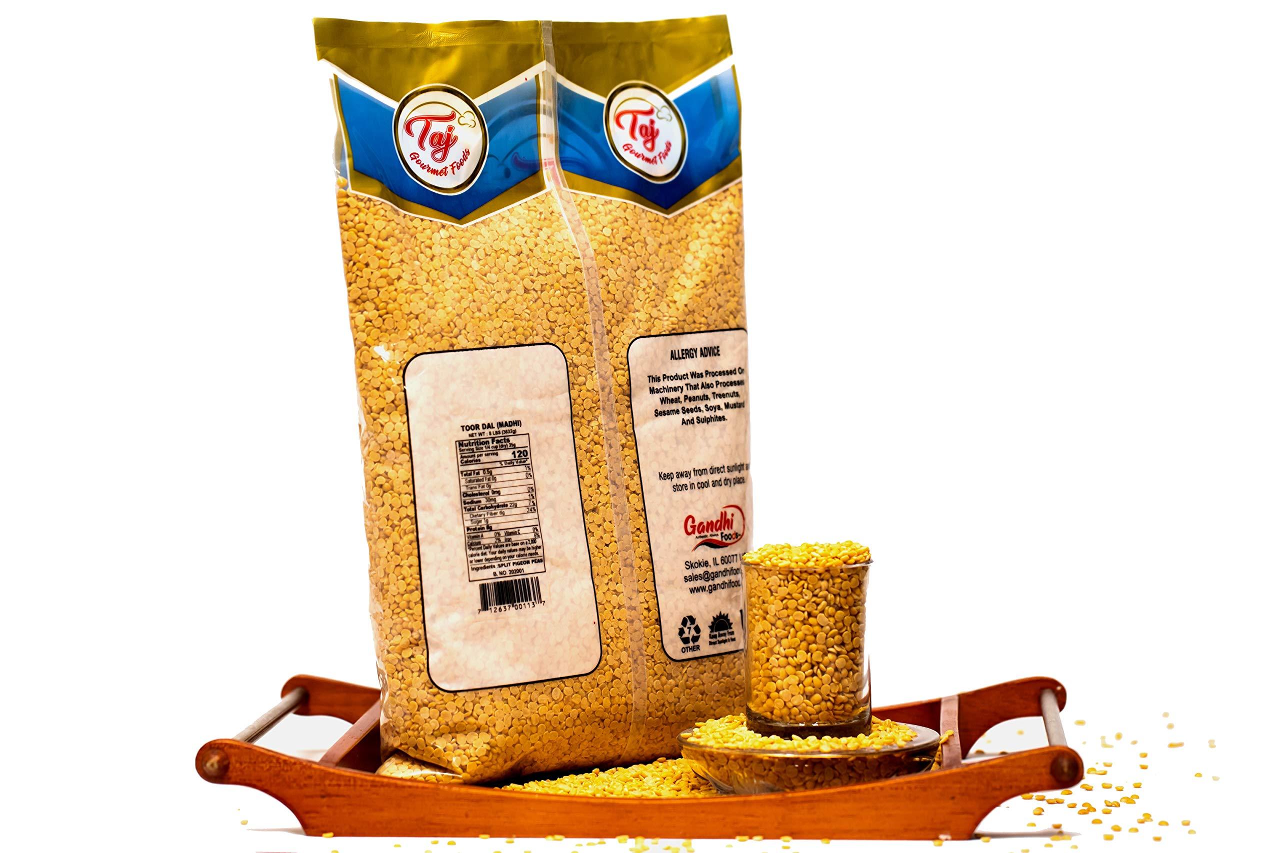 TAJ Premium Indian Toor Dal Kori, Unoily, Madhi, (2-Pounds) - Image 4