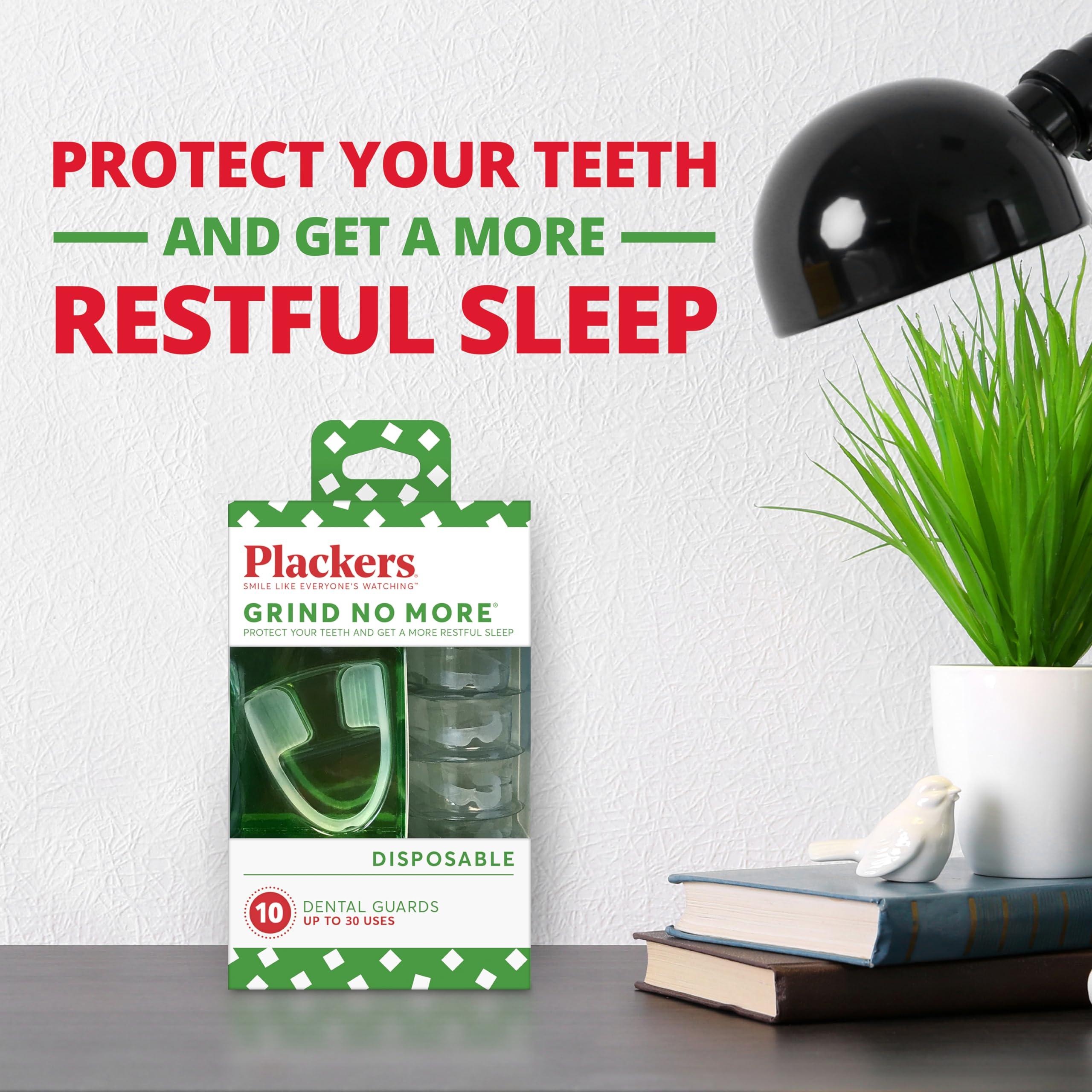 Plackers Grind No More Night Guard, Nighttime Protection for Teeth, BPA Free, Sleep Well, Ready to Wear, Disposable, One Size Fits All, 16 Count - Image 3