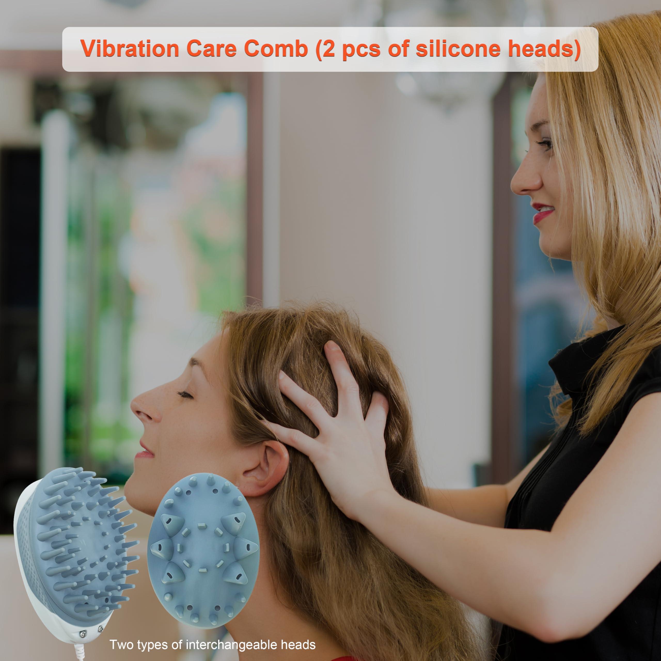 Elitzia Professional 5 in 1 Scalp Massage Hair Care Machine Black Hair Analyzer Equipment 200x Times HD Analysis Multifunction Spray Vibration Massage Brush Scalp Health Detection Salon SPA ETD22002 - Image 6