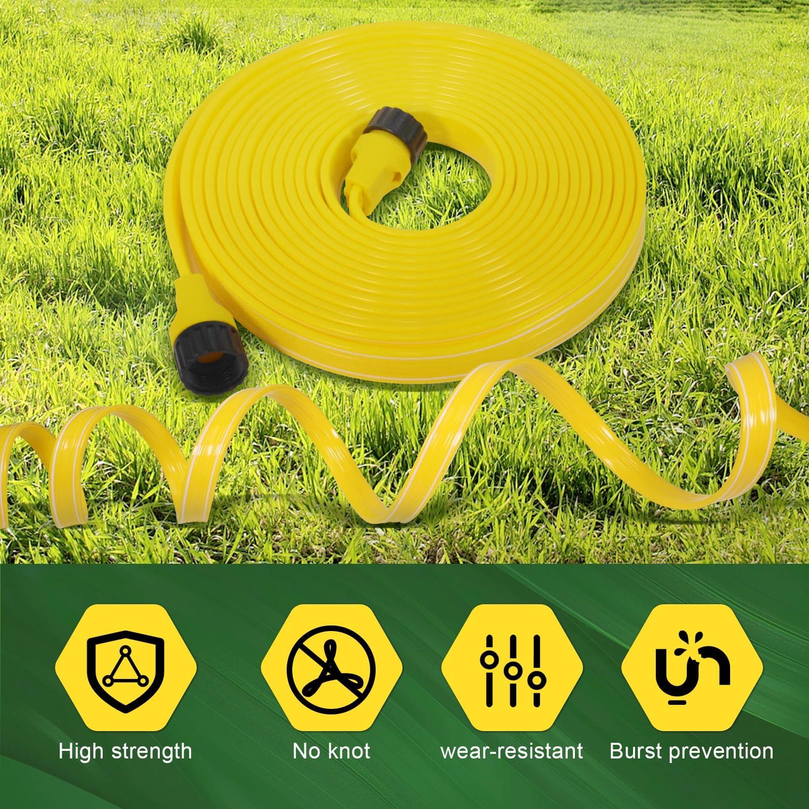 Holldoor Sprinkler Hose 25 ft 6-Pack, Flexible Sprinklers Soaker Hose 150 ft for Yard, Lawn Drip Irrigation Hose System for Garden Watering (25 ft 6-Pack) - Image 2