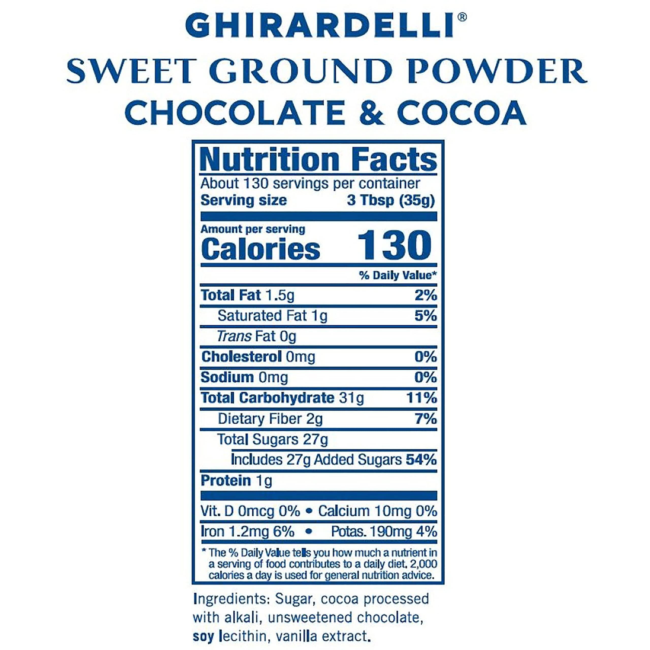 Ghirardelli Chocolate Sweet Ground Chocolate & Cocoa Beverage Mix, 10-Pound Package - Image 2