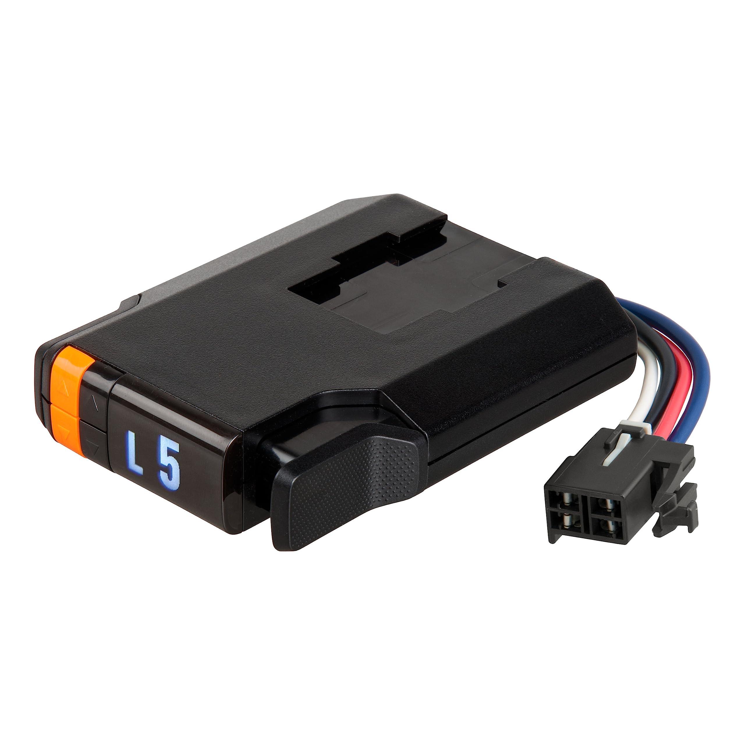 CURT 51126 Discovery Next Electric Trailer Brake Controller, Time-Delay, Fully Adjustable, Low Profile, 2-4 Axles, Plug-and-Play